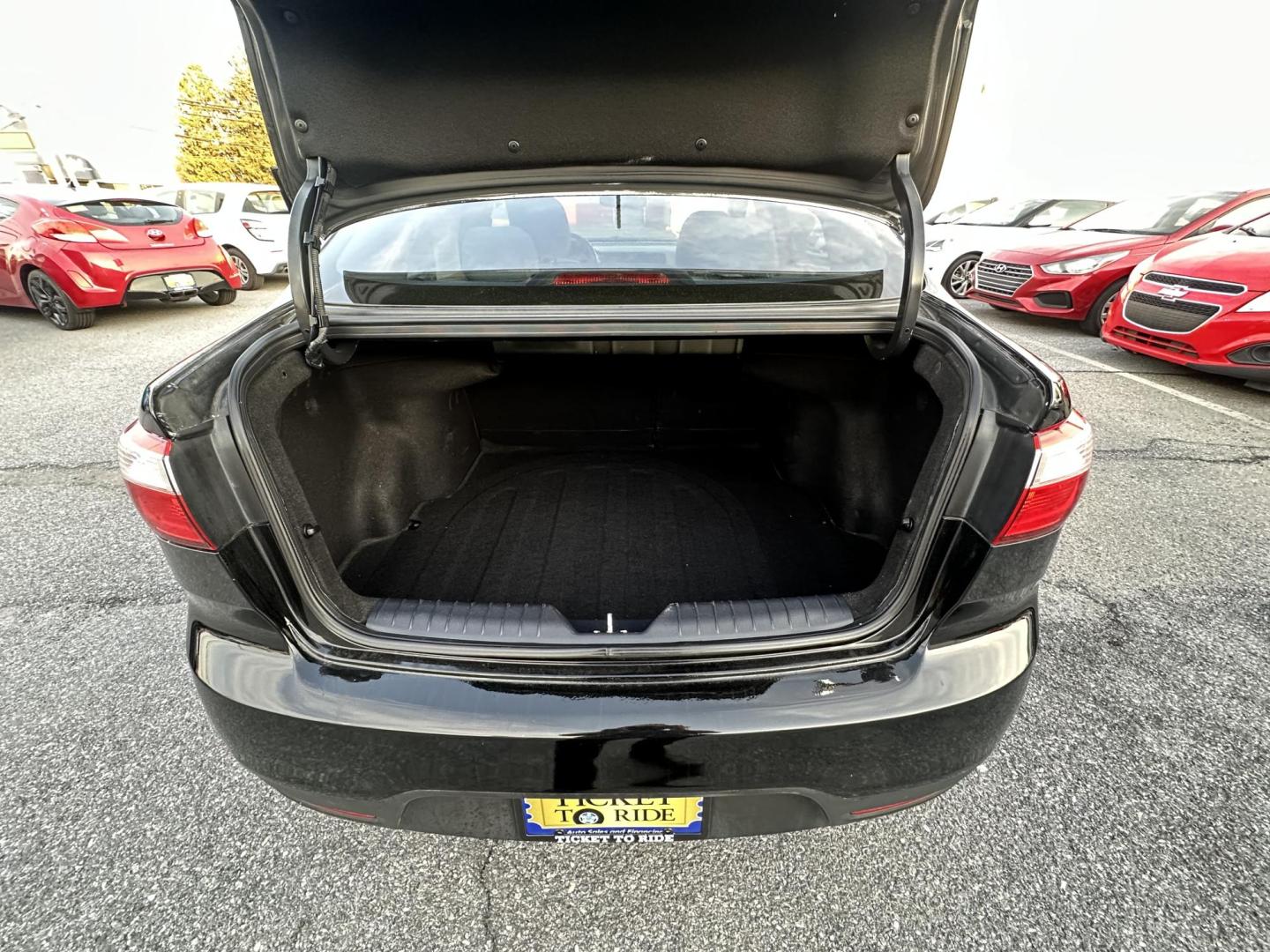 2014 BLACK Kia Rio LX (KNADM4A33E6) with an 1.6L L4 DOHC 16V engine, located at 1254 Manheim Pike, Lancaster, PA, 17601, (717) 393-9133, 40.062870, -76.323273 - Photo#12
