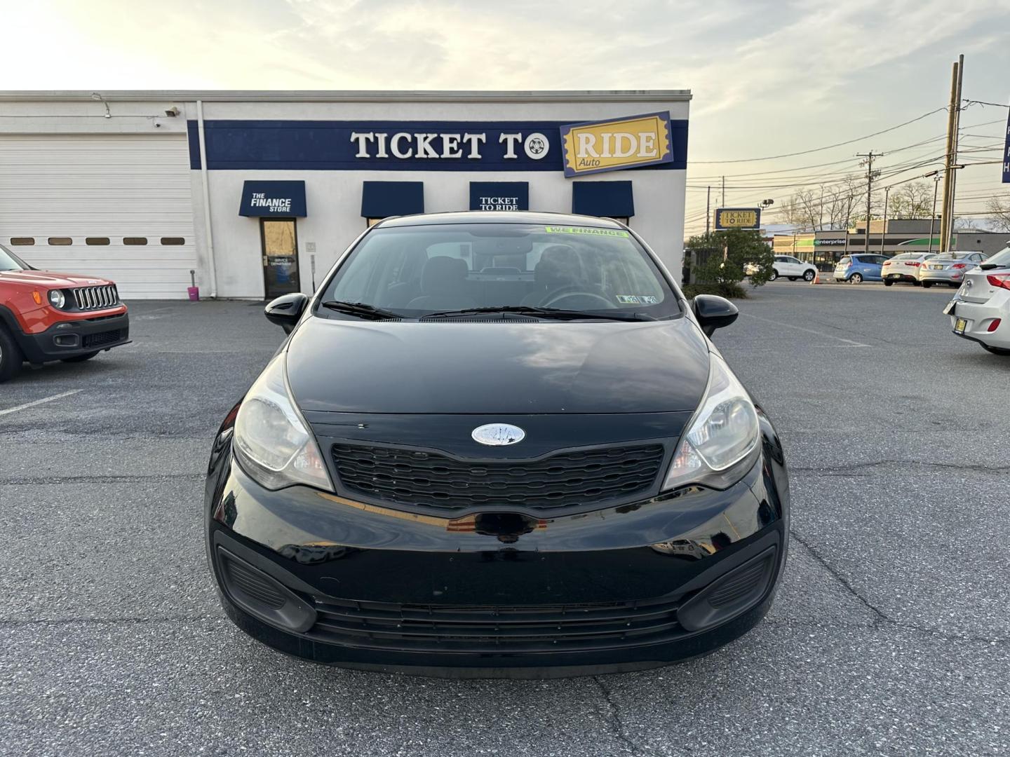 2014 BLACK Kia Rio LX (KNADM4A33E6) with an 1.6L L4 DOHC 16V engine, located at 1254 Manheim Pike, Lancaster, PA, 17601, (717) 393-9133, 40.062870, -76.323273 - Photo#3