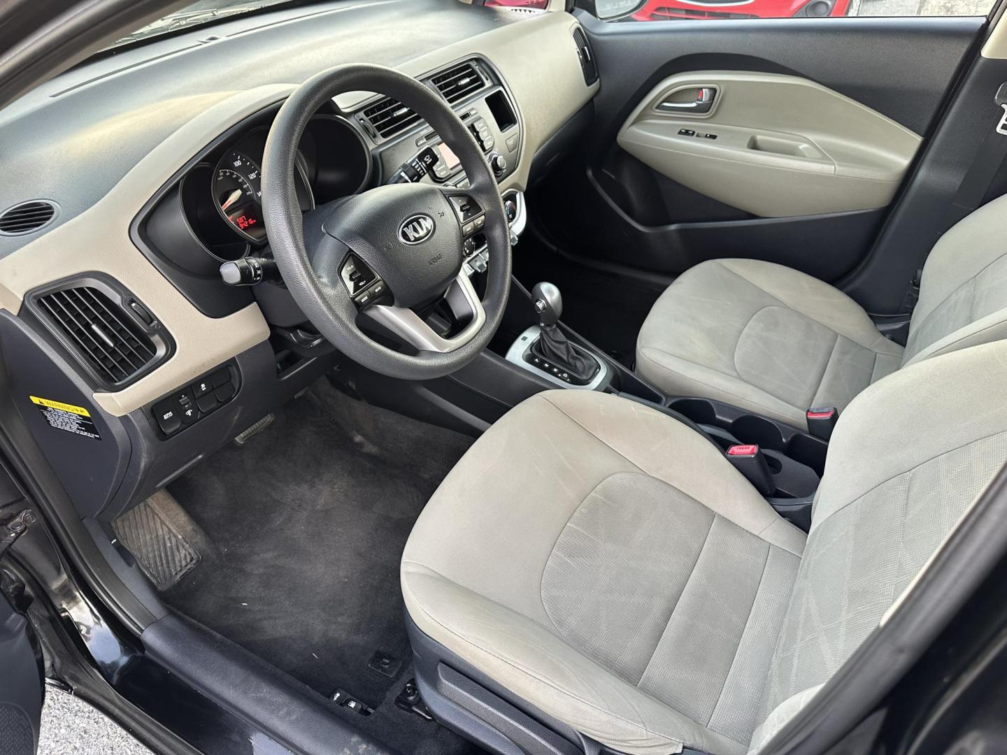 2014 BLACK Kia Rio LX (KNADM4A33E6) with an 1.6L L4 DOHC 16V engine, located at 1254 Manheim Pike, Lancaster, PA, 17601, (717) 393-9133, 40.062870, -76.323273 - Photo#8