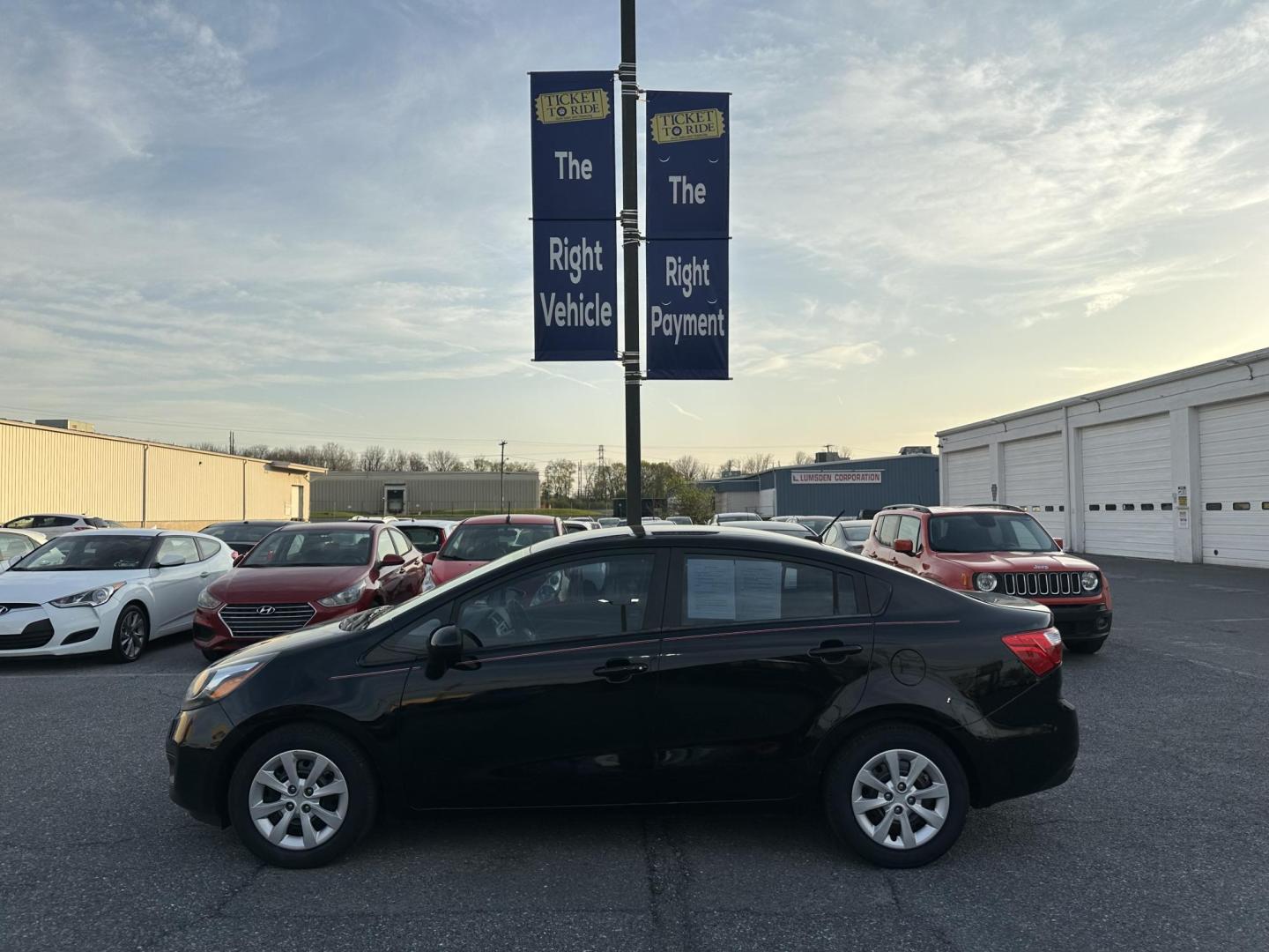 2014 BLACK Kia Rio LX (KNADM4A33E6) with an 1.6L L4 DOHC 16V engine, located at 1254 Manheim Pike, Lancaster, PA, 17601, (717) 393-9133, 40.062870, -76.323273 - Photo#9