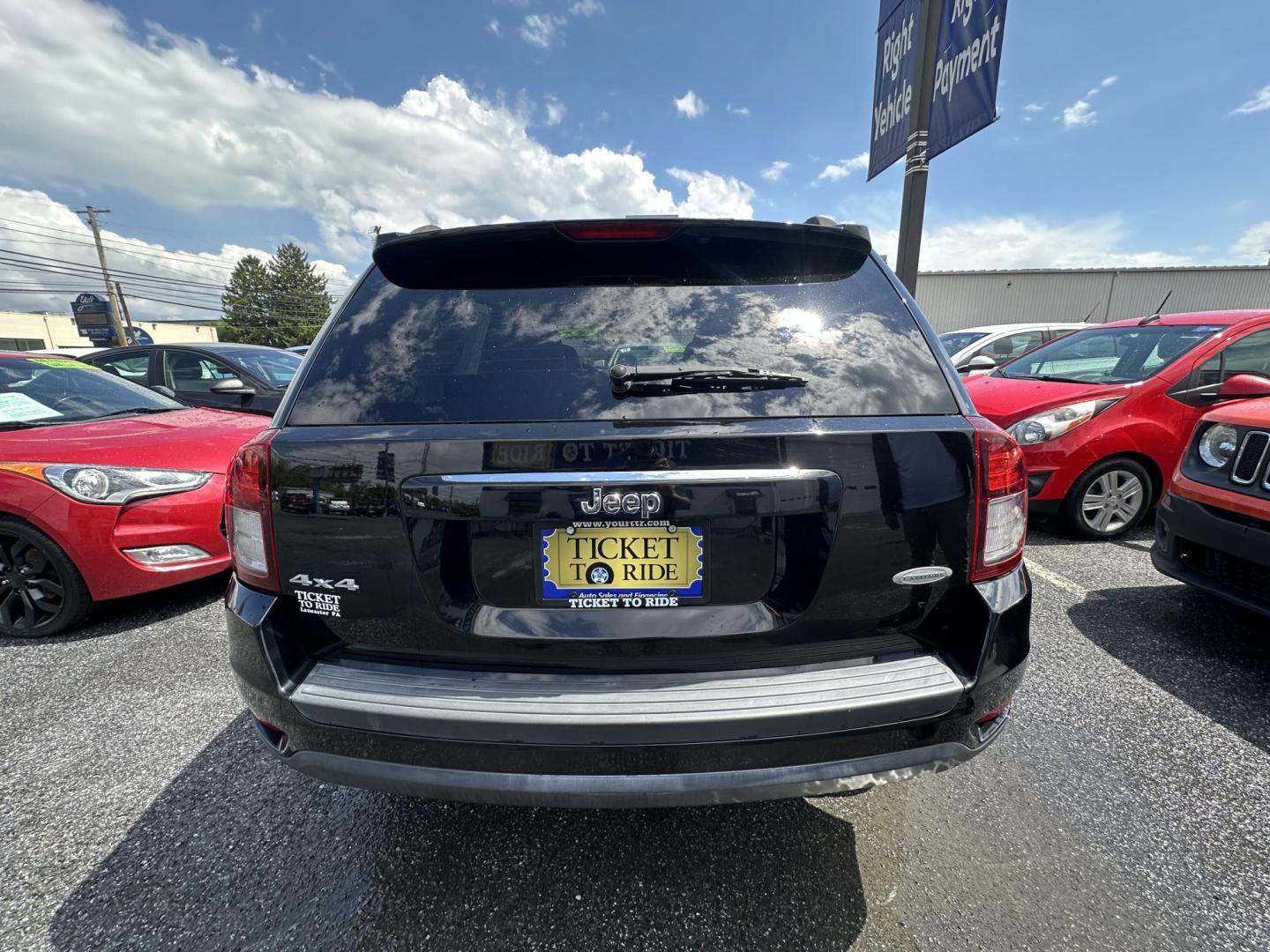 2015 BLACK Jeep Compass Latitude 4WD (1C4NJDEB8FD) with an 2.4L L4 DOHC 16V engine, Continuously Variable Transmission transmission, located at 1254 Manheim Pike, Lancaster, PA, 17601, (717) 393-9133, 40.062870, -76.323273 - Photo#7