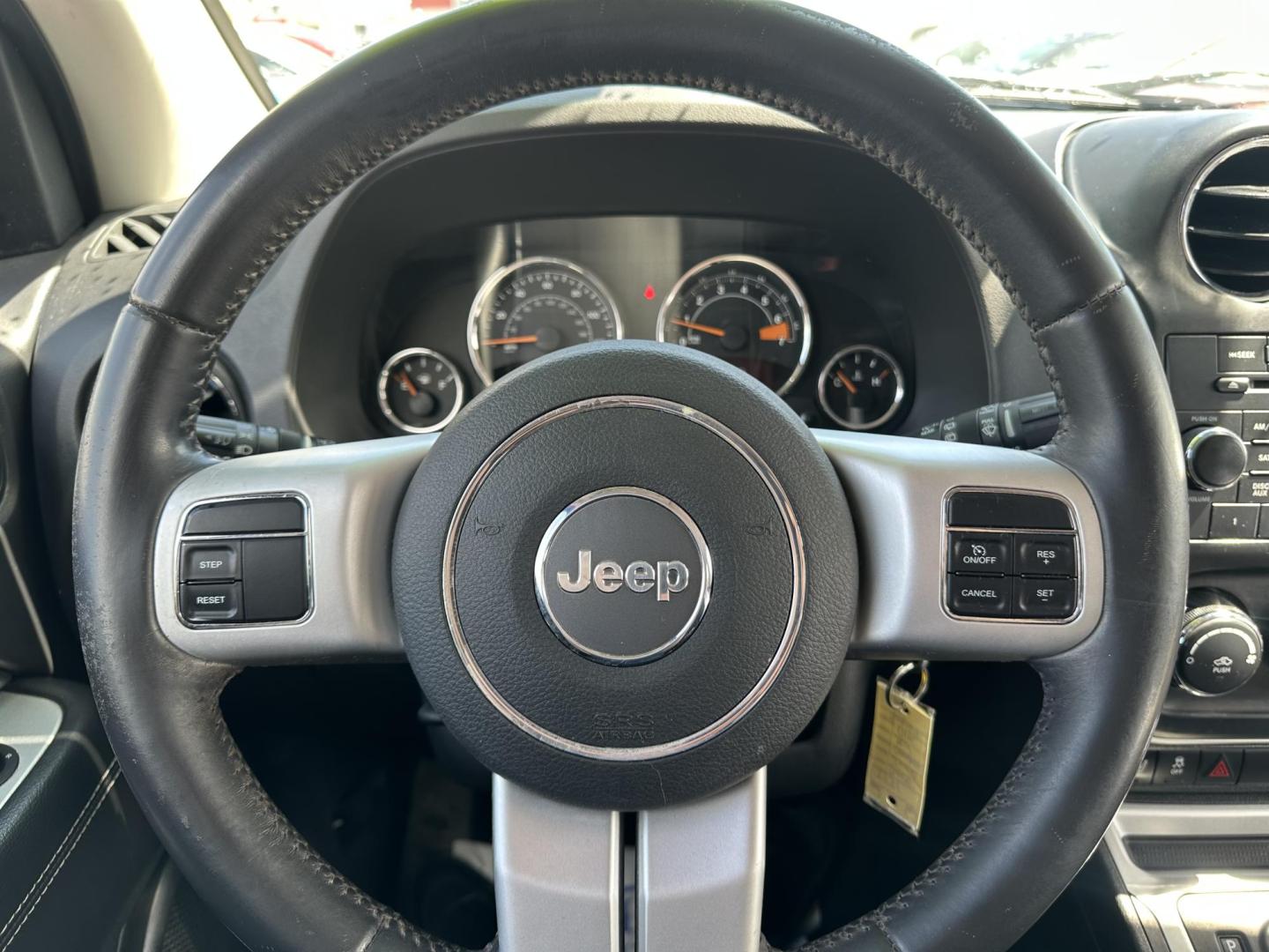 2015 BLACK Jeep Compass Latitude 4WD (1C4NJDEB8FD) with an 2.4L L4 DOHC 16V engine, Continuously Variable Transmission transmission, located at 1254 Manheim Pike, Lancaster, PA, 17601, (717) 393-9133, 40.062870, -76.323273 - Photo#12
