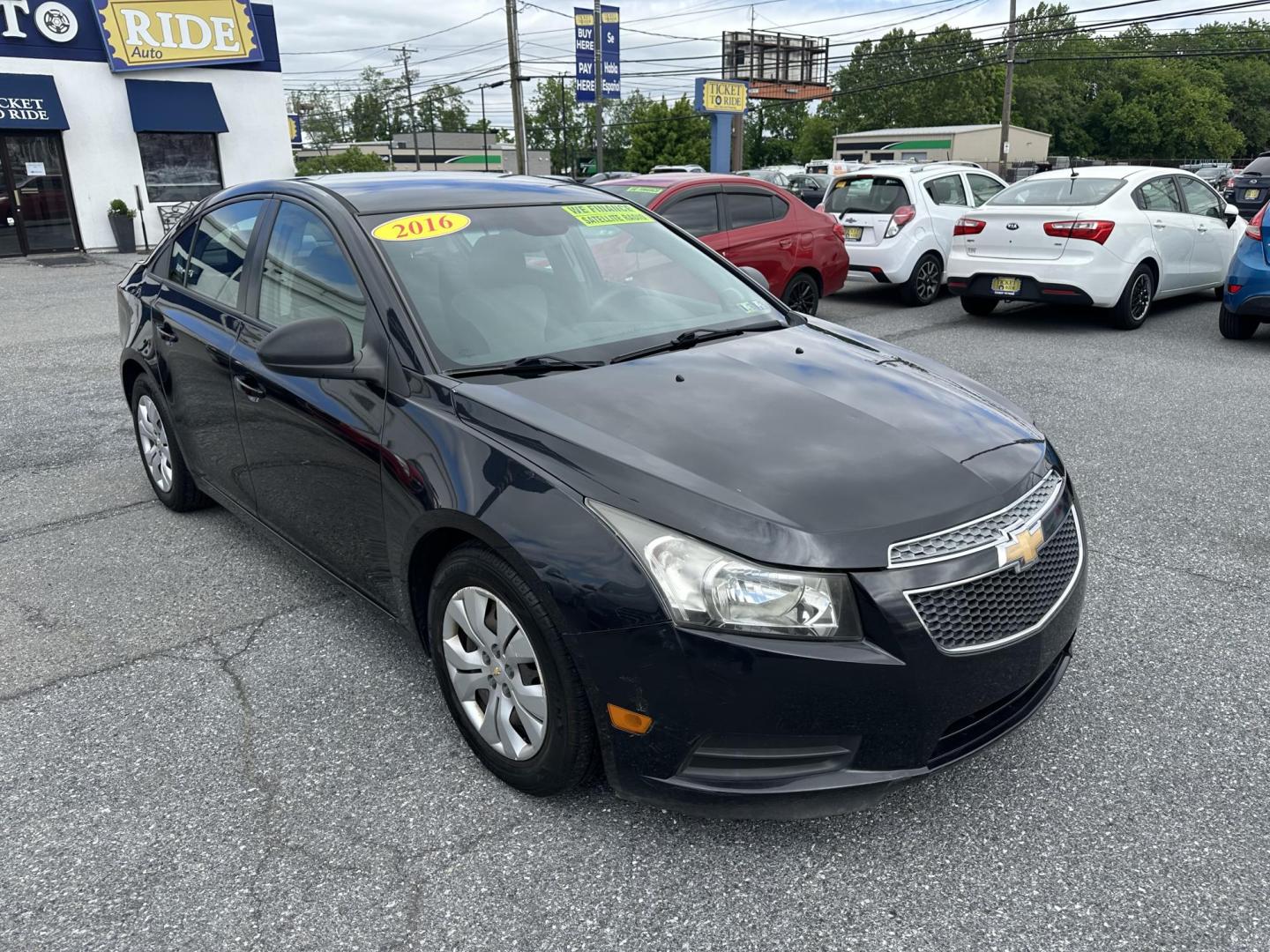 2016 DARK GRAY Chevrolet Cruze Limited LS Auto (1G1PC5SG1G7) with an 1.8L L4 DOHC 16V FFV engine, 6A transmission, located at 1254 Manheim Pike, Lancaster, PA, 17601, (717) 393-9133, 40.062870, -76.323273 - Photo#2