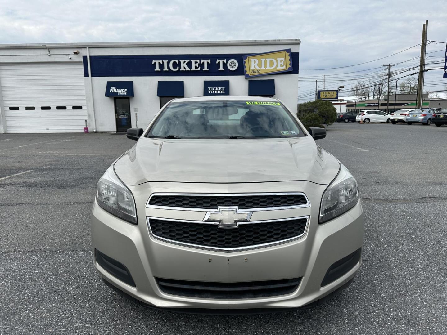 2013 GOLD Chevrolet Malibu LS (1G11B5SA7DF) with an 2.5L L4 DOHC 16V engine, 6-Speed Automatic transmission, located at 1254 Manheim Pike, Lancaster, PA, 17601, (717) 393-9133, 40.062870, -76.323273 - Photo#1