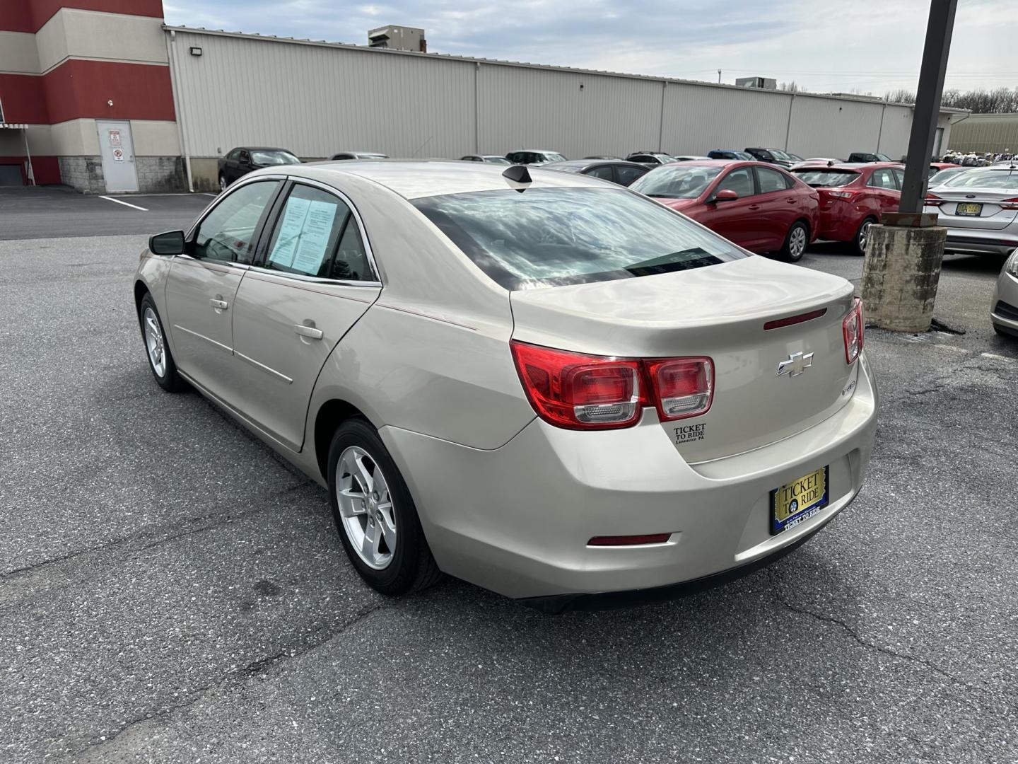 2013 GOLD Chevrolet Malibu LS (1G11B5SA7DF) with an 2.5L L4 DOHC 16V engine, 6-Speed Automatic transmission, located at 1254 Manheim Pike, Lancaster, PA, 17601, (717) 393-9133, 40.062870, -76.323273 - Photo#5