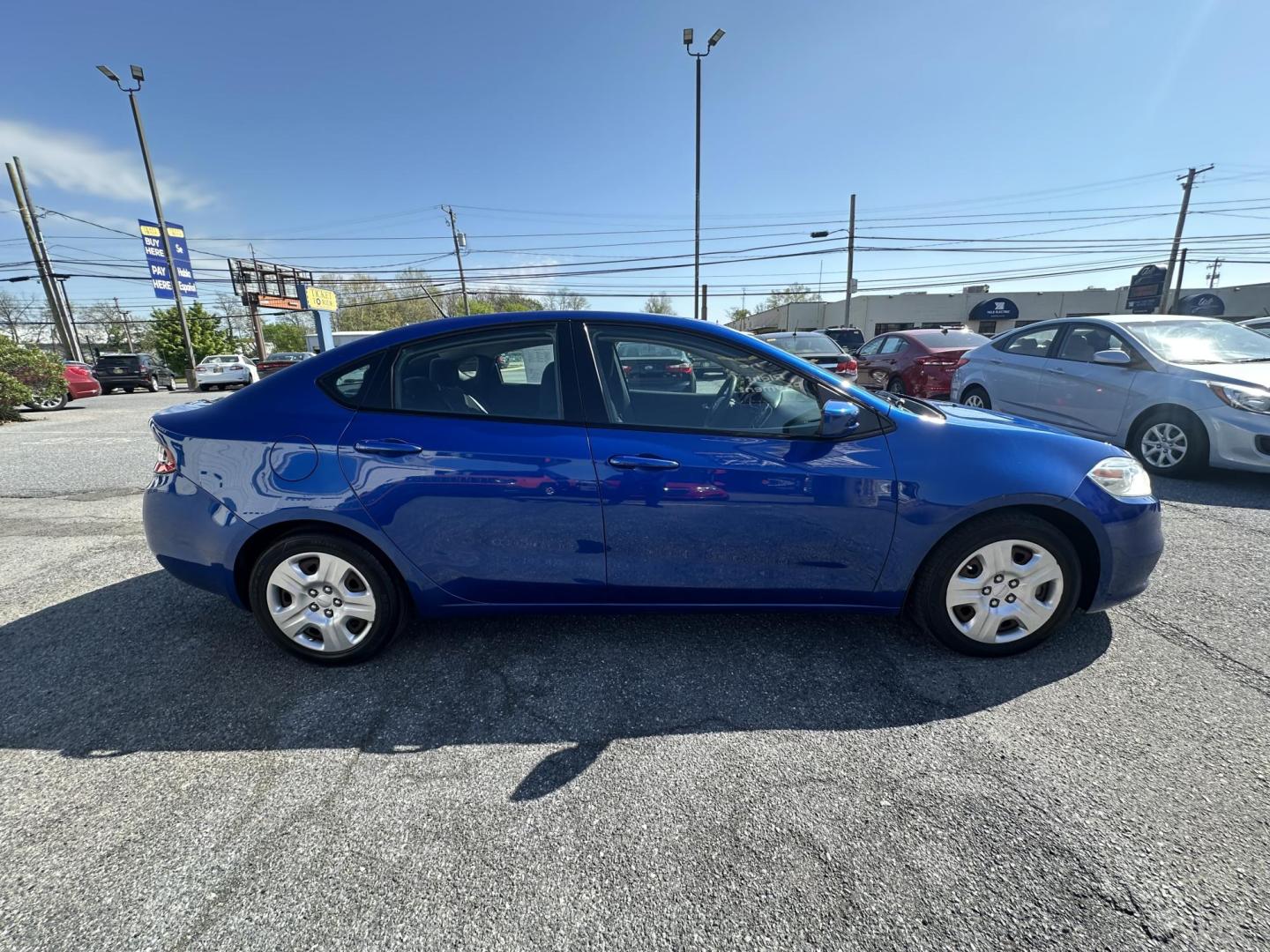 2014 BLUE Dodge Dart SE (1C3CDFAA2ED) with an 2.0L L4 DOHC 16V TURBO engine, located at 1254 Manheim Pike, Lancaster, PA, 17601, (717) 393-9133, 40.062870, -76.323273 - Photo#4