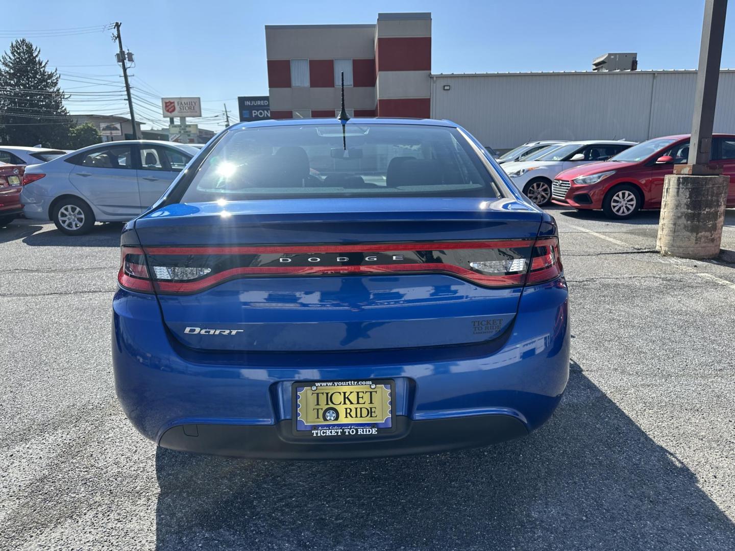 2014 BLUE Dodge Dart SE (1C3CDFAA2ED) with an 2.0L L4 DOHC 16V TURBO engine, located at 1254 Manheim Pike, Lancaster, PA, 17601, (717) 393-9133, 40.062870, -76.323273 - Photo#7