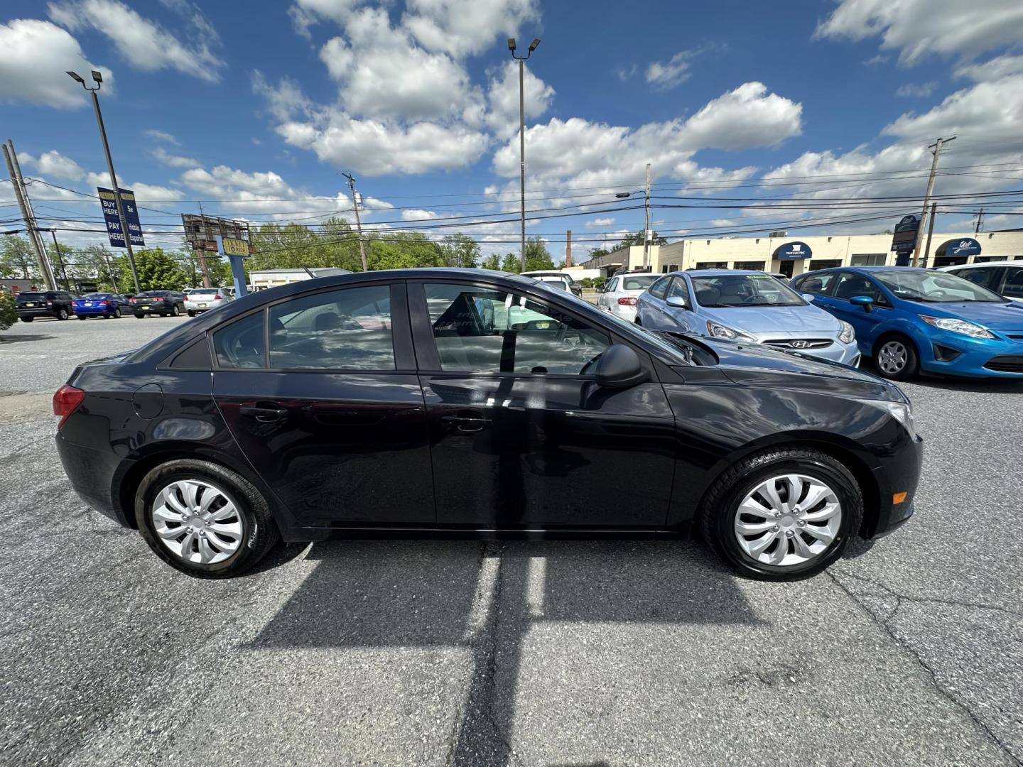 2014 DARK GRAY Chevrolet Cruze LS Auto (1G1PA5SG8E7) with an 1.8L L4 DOHC 16V engine, 6-Speed Automatic transmission, located at 1254 Manheim Pike, Lancaster, PA, 17601, (717) 393-9133, 40.062870, -76.323273 - Photo#3