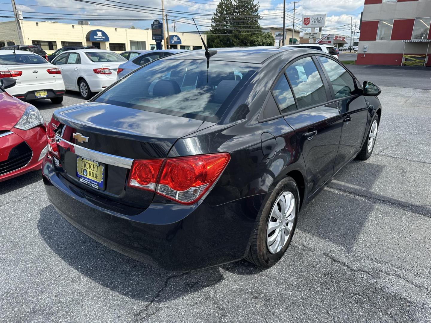 2014 DARK GRAY Chevrolet Cruze LS Auto (1G1PA5SG8E7) with an 1.8L L4 DOHC 16V engine, 6-Speed Automatic transmission, located at 1254 Manheim Pike, Lancaster, PA, 17601, (717) 393-9133, 40.062870, -76.323273 - Photo#6