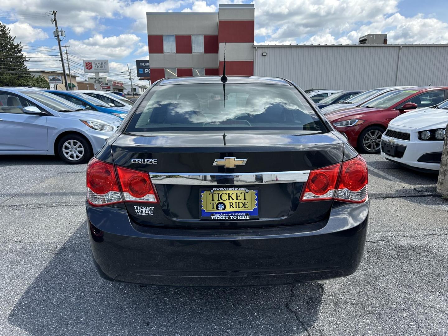 2014 DARK GRAY Chevrolet Cruze LS Auto (1G1PA5SG8E7) with an 1.8L L4 DOHC 16V engine, 6-Speed Automatic transmission, located at 1254 Manheim Pike, Lancaster, PA, 17601, (717) 393-9133, 40.062870, -76.323273 - Photo#5