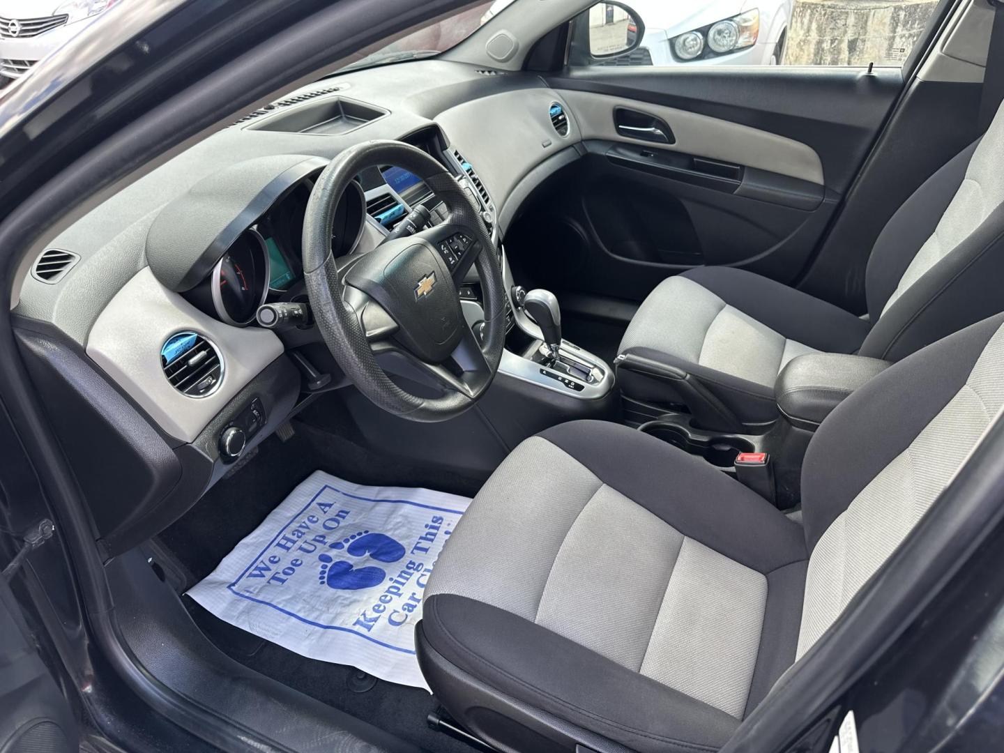2014 DARK GRAY Chevrolet Cruze LS Auto (1G1PA5SG8E7) with an 1.8L L4 DOHC 16V engine, 6-Speed Automatic transmission, located at 1254 Manheim Pike, Lancaster, PA, 17601, (717) 393-9133, 40.062870, -76.323273 - Photo#8