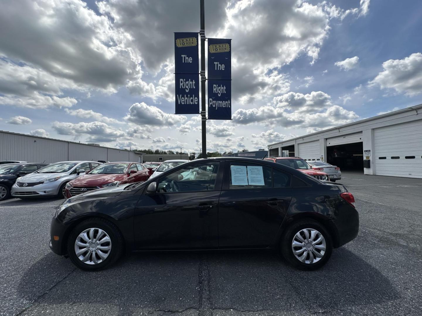 2014 DARK GRAY Chevrolet Cruze LS Auto (1G1PA5SG8E7) with an 1.8L L4 DOHC 16V engine, 6-Speed Automatic transmission, located at 1254 Manheim Pike, Lancaster, PA, 17601, (717) 393-9133, 40.062870, -76.323273 - Photo#9