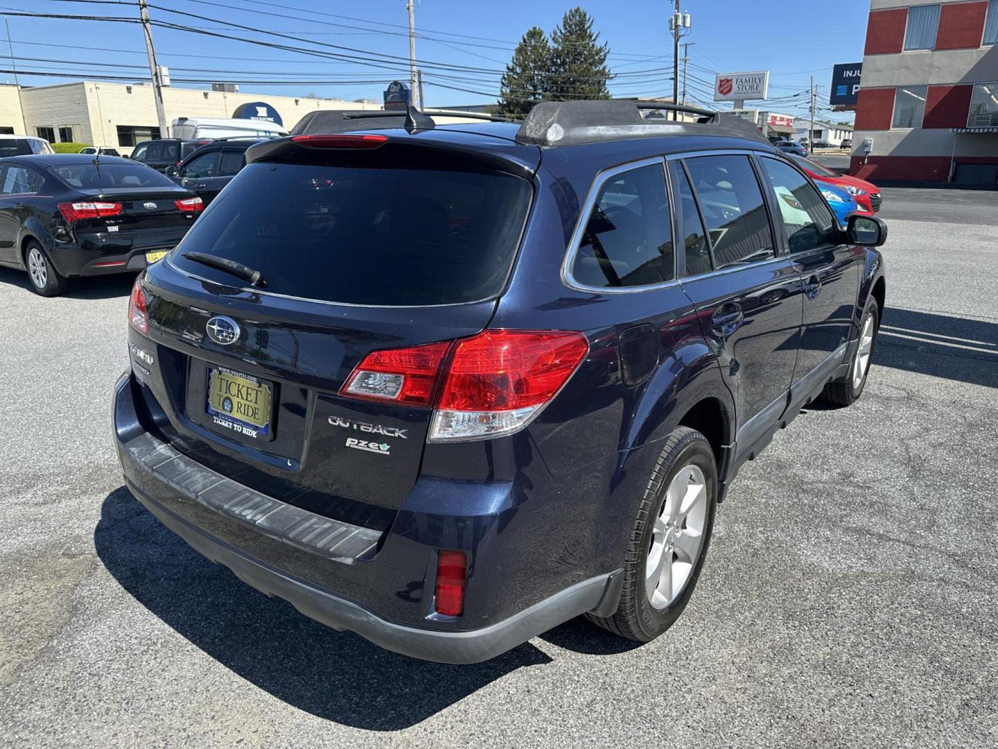 2014 BLUE Subaru Outback 2.5I Premium (4S4BRBCC3E3) with an 2.5L H4 DOHC 16V engine, located at 1254 Manheim Pike, Lancaster, PA, 17601, (717) 393-9133, 40.062870, -76.323273 - Photo#3