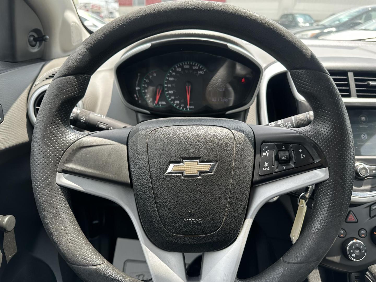 2018 WHITE Chevrolet Sonic FL Auto Hatchback (1G1JG6SG0J4) with an 1.8L L4 DOHC 24V engine, 6A transmission, located at 1254 Manheim Pike, Lancaster, PA, 17601, (717) 393-9133, 40.062870, -76.323273 - Photo#11