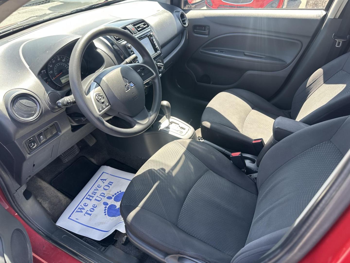 2019 RED Mitsubishi Mirage G4 ES 5M (ML32F3FJ7KH) with an 1.2L L3 DOHC engine, 5M transmission, located at 1254 Manheim Pike, Lancaster, PA, 17601, (717) 393-9133, 40.062870, -76.323273 - Photo#8