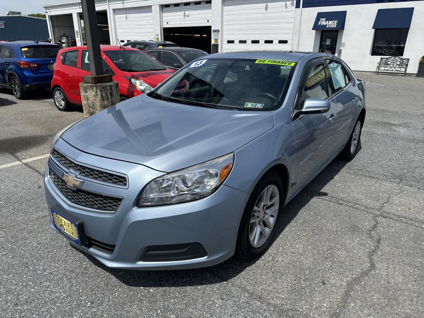 2013 BLUE Chevrolet Malibu 1LT (1G11C5SA3DU) with an 2.5L L4 DOHC 16V engine, 6-Speed Automatic transmission, located at 1254 Manheim Pike, Lancaster, PA, 17601, (717) 393-9133, 40.062870, -76.323273 - Photo#0