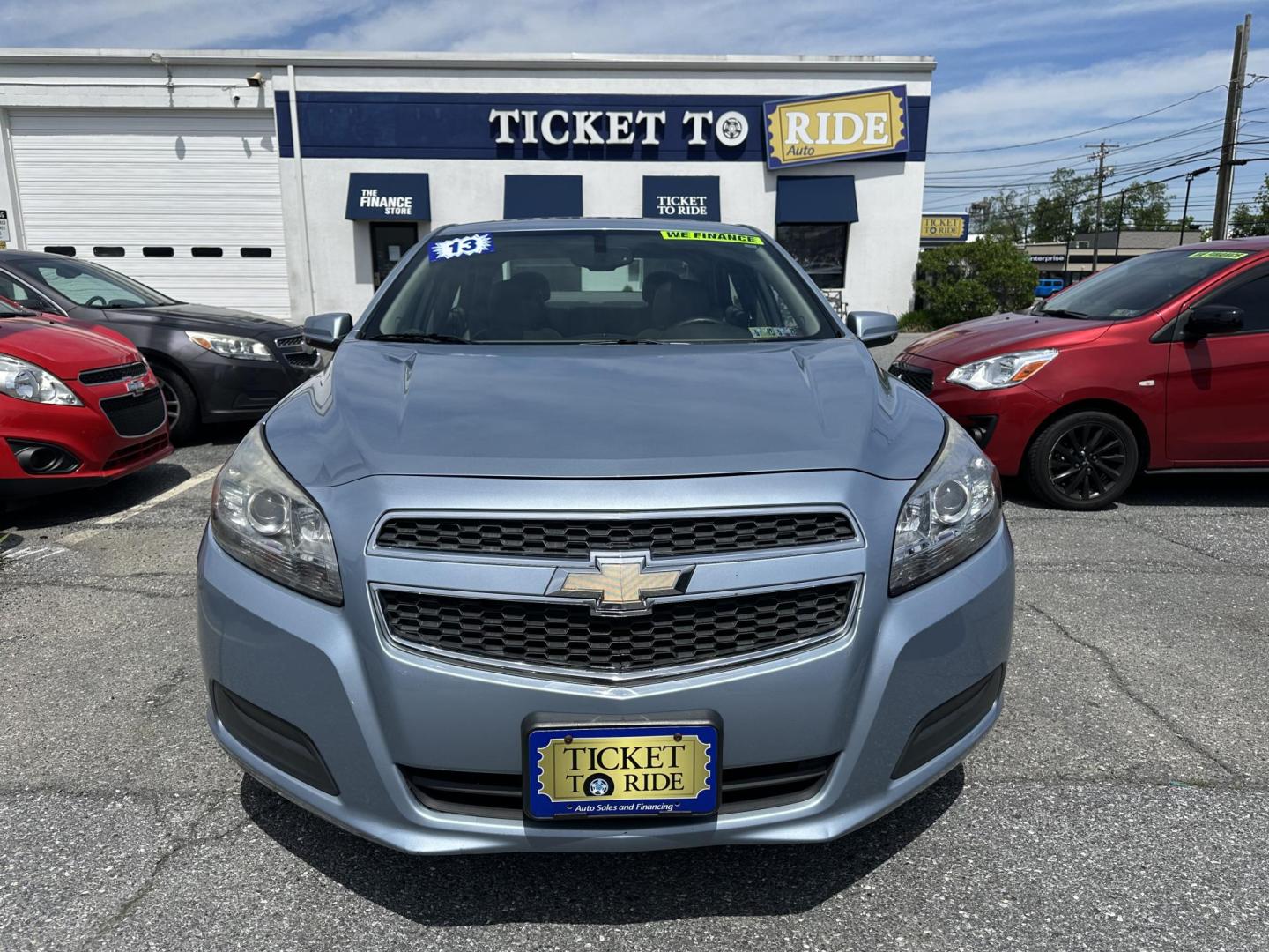 2013 BLUE Chevrolet Malibu 1LT (1G11C5SA3DU) with an 2.5L L4 DOHC 16V engine, 6-Speed Automatic transmission, located at 1254 Manheim Pike, Lancaster, PA, 17601, (717) 393-9133, 40.062870, -76.323273 - Photo#1