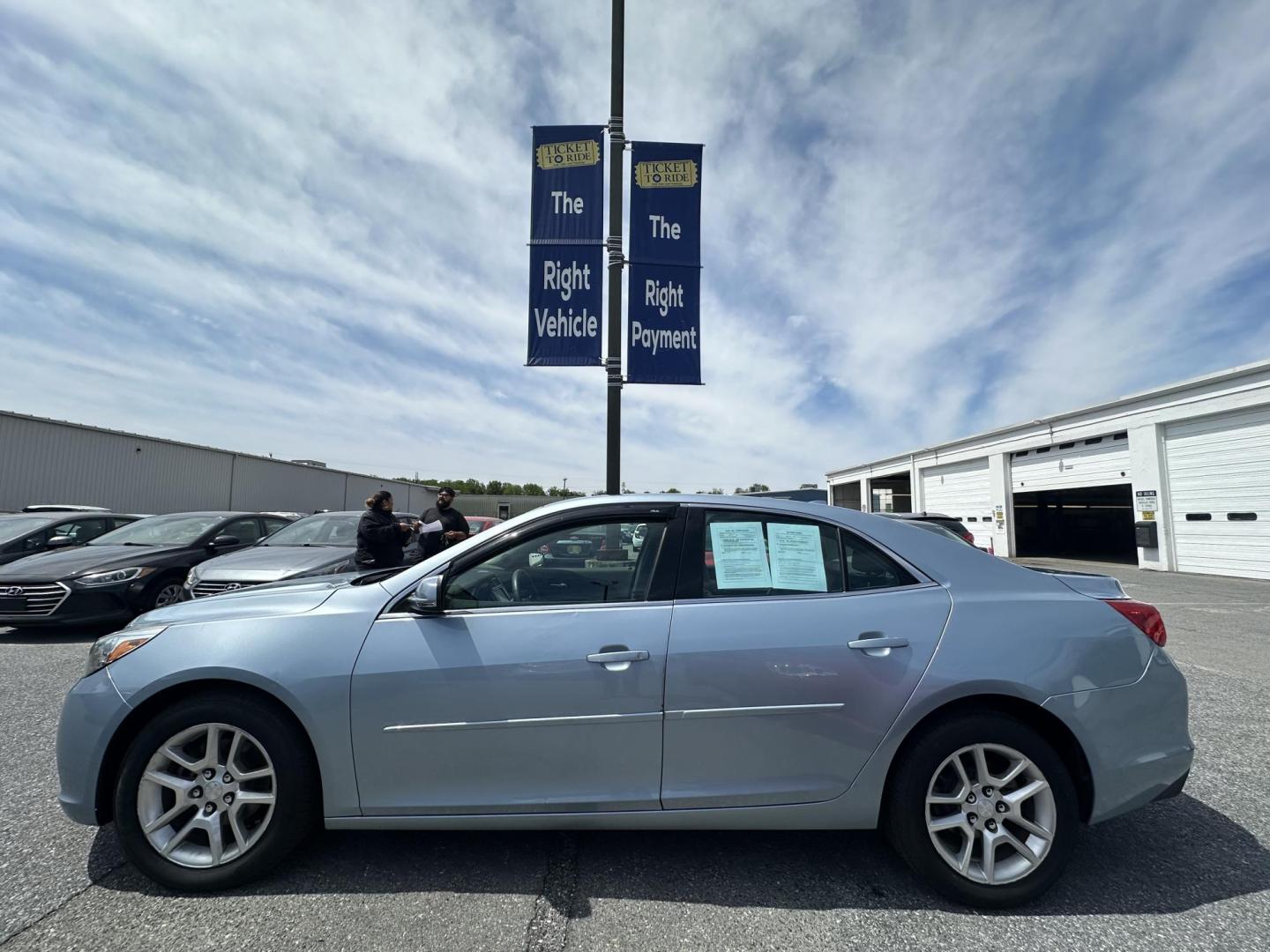 2013 BLUE Chevrolet Malibu 1LT (1G11C5SA3DU) with an 2.5L L4 DOHC 16V engine, 6-Speed Automatic transmission, located at 1254 Manheim Pike, Lancaster, PA, 17601, (717) 393-9133, 40.062870, -76.323273 - Photo#9