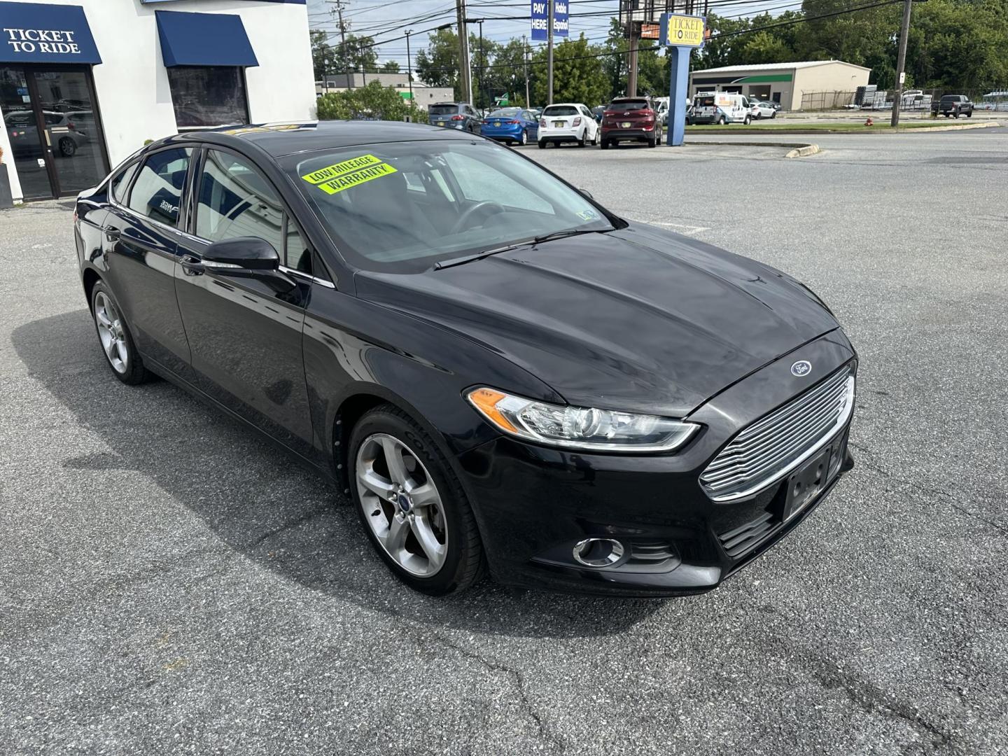 2013 BLACK Ford Fusion SE (3FA6P0HR3DR) with an 1.6L L4 DOHC 16V engine, located at 1254 Manheim Pike, Lancaster, PA, 17601, (717) 393-9133, 40.062870, -76.323273 - Photo#2
