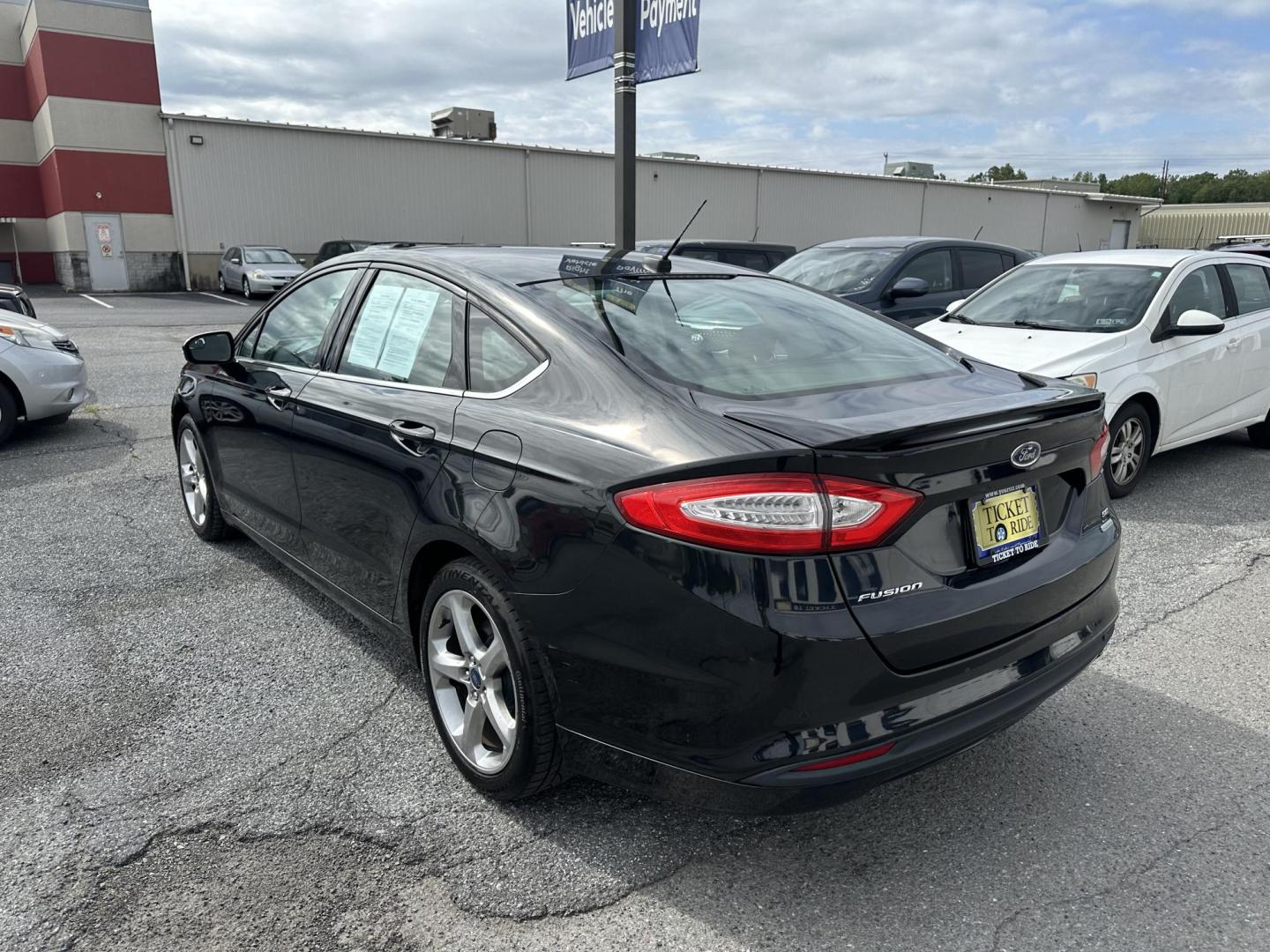 2013 BLACK Ford Fusion SE (3FA6P0HR3DR) with an 1.6L L4 DOHC 16V engine, located at 1254 Manheim Pike, Lancaster, PA, 17601, (717) 393-9133, 40.062870, -76.323273 - Photo#6