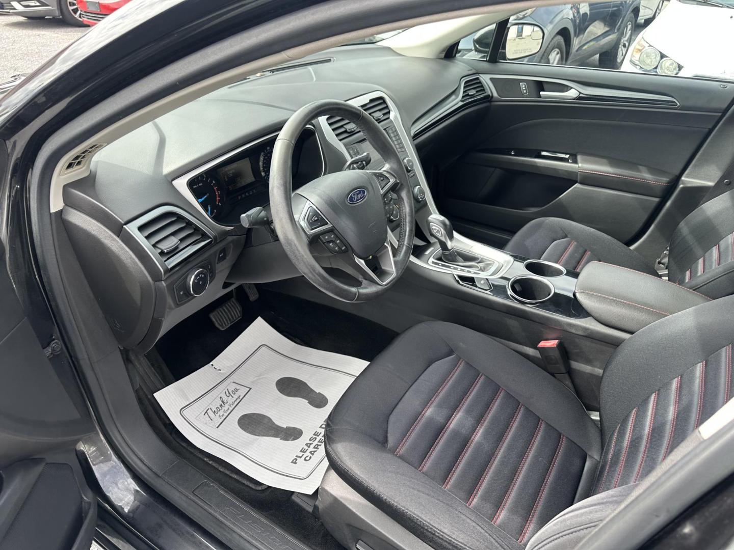 2013 BLACK Ford Fusion SE (3FA6P0HR3DR) with an 1.6L L4 DOHC 16V engine, located at 1254 Manheim Pike, Lancaster, PA, 17601, (717) 393-9133, 40.062870, -76.323273 - Photo#10
