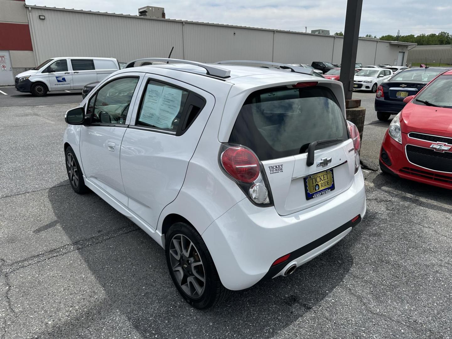 2015 WHITE Chevrolet Spark 2LT CVT (KL8CF6S97FC) with an 1.2L L4 16V DOHC engine, Continuously Variable Transmission transmission, located at 1254 Manheim Pike, Lancaster, PA, 17601, (717) 393-9133, 40.062870, -76.323273 - Photo#4