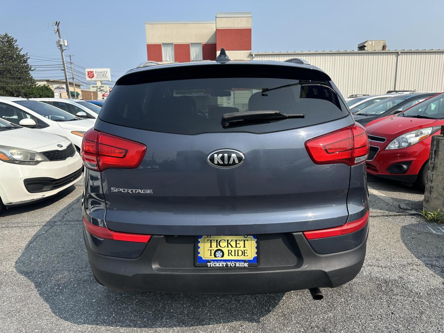 2015 BLUE Kia Sportage LX AWD (KNDPBCAC9F7) with an 2.4L V6 DOHC 24V engine, 6-Speed Automatic transmission, located at 1254 Manheim Pike, Lancaster, PA, 17601, (717) 393-9133, 40.062870, -76.323273 - Photo#3