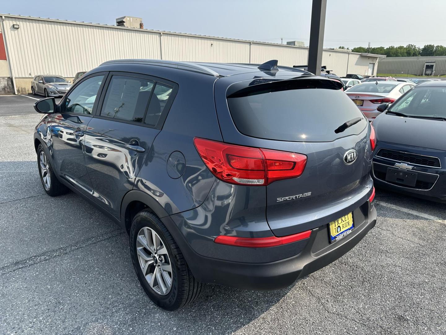 2015 BLUE Kia Sportage LX AWD (KNDPBCAC9F7) with an 2.4L V6 DOHC 24V engine, 6-Speed Automatic transmission, located at 1254 Manheim Pike, Lancaster, PA, 17601, (717) 393-9133, 40.062870, -76.323273 - Photo#8