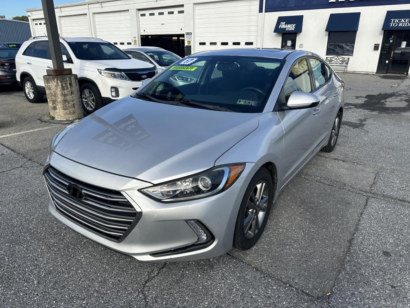 2017 SILVER Hyundai Elantra Limited (5NPD84LFXHH) with an 1.8L L4 DOHC 16V engine, 6A transmission, located at 1254 Manheim Pike, Lancaster, PA, 17601, (717) 393-9133, 40.062870, -76.323273 - Photo#0