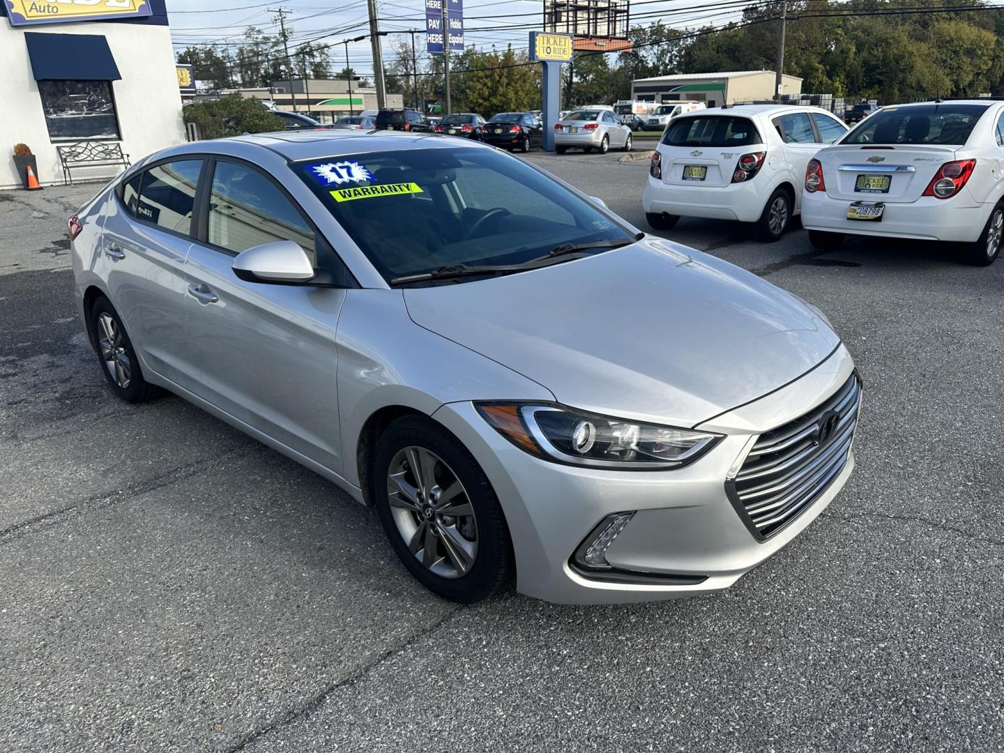 2017 SILVER Hyundai Elantra Limited (5NPD84LFXHH) with an 1.8L L4 DOHC 16V engine, 6A transmission, located at 1254 Manheim Pike, Lancaster, PA, 17601, (717) 393-9133, 40.062870, -76.323273 - Photo#2