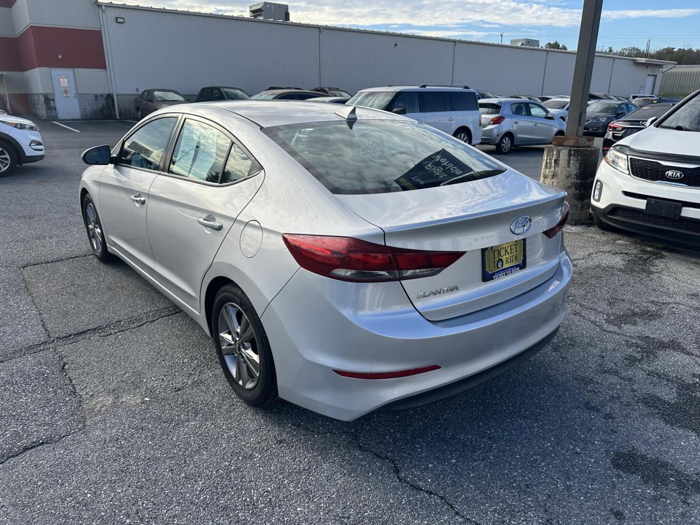 2017 SILVER Hyundai Elantra Limited (5NPD84LFXHH) with an 1.8L L4 DOHC 16V engine, 6A transmission, located at 1254 Manheim Pike, Lancaster, PA, 17601, (717) 393-9133, 40.062870, -76.323273 - Photo#4