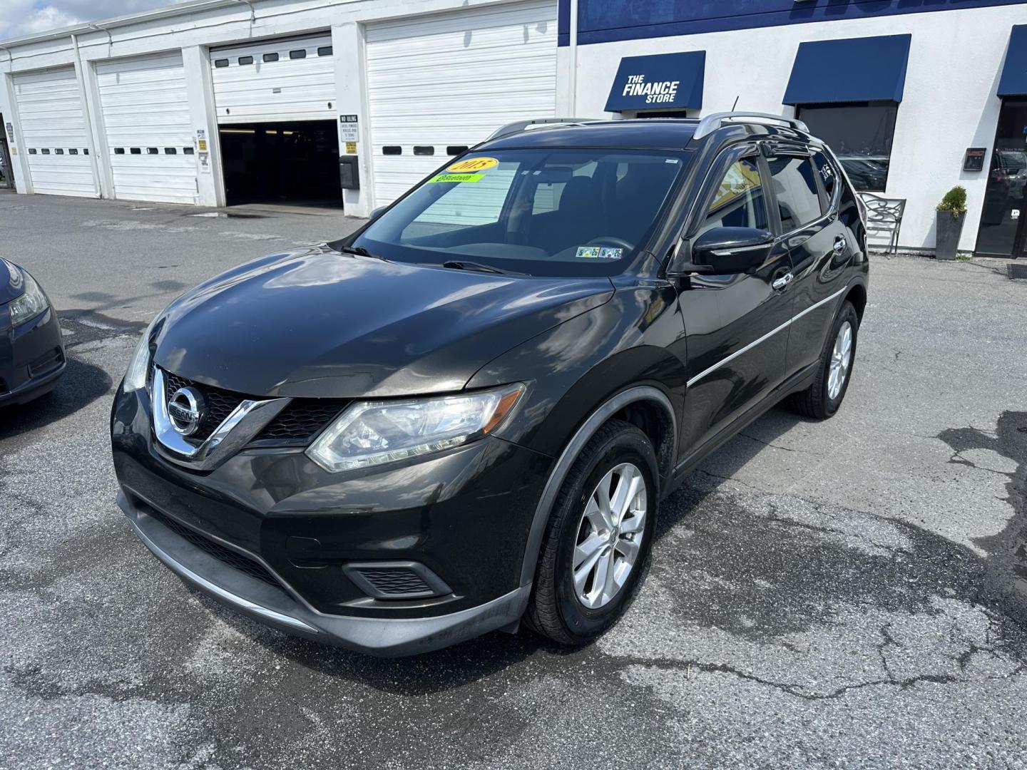 2015 DK GREEN Nissan Rogue S AWD (KNMAT2MV7FP) with an 2.5L L4 DOHC 16V engine, Continuously Variable Transmission transmission, located at 1254 Manheim Pike, Lancaster, PA, 17601, (717) 393-9133, 40.062870, -76.323273 - Photo#0