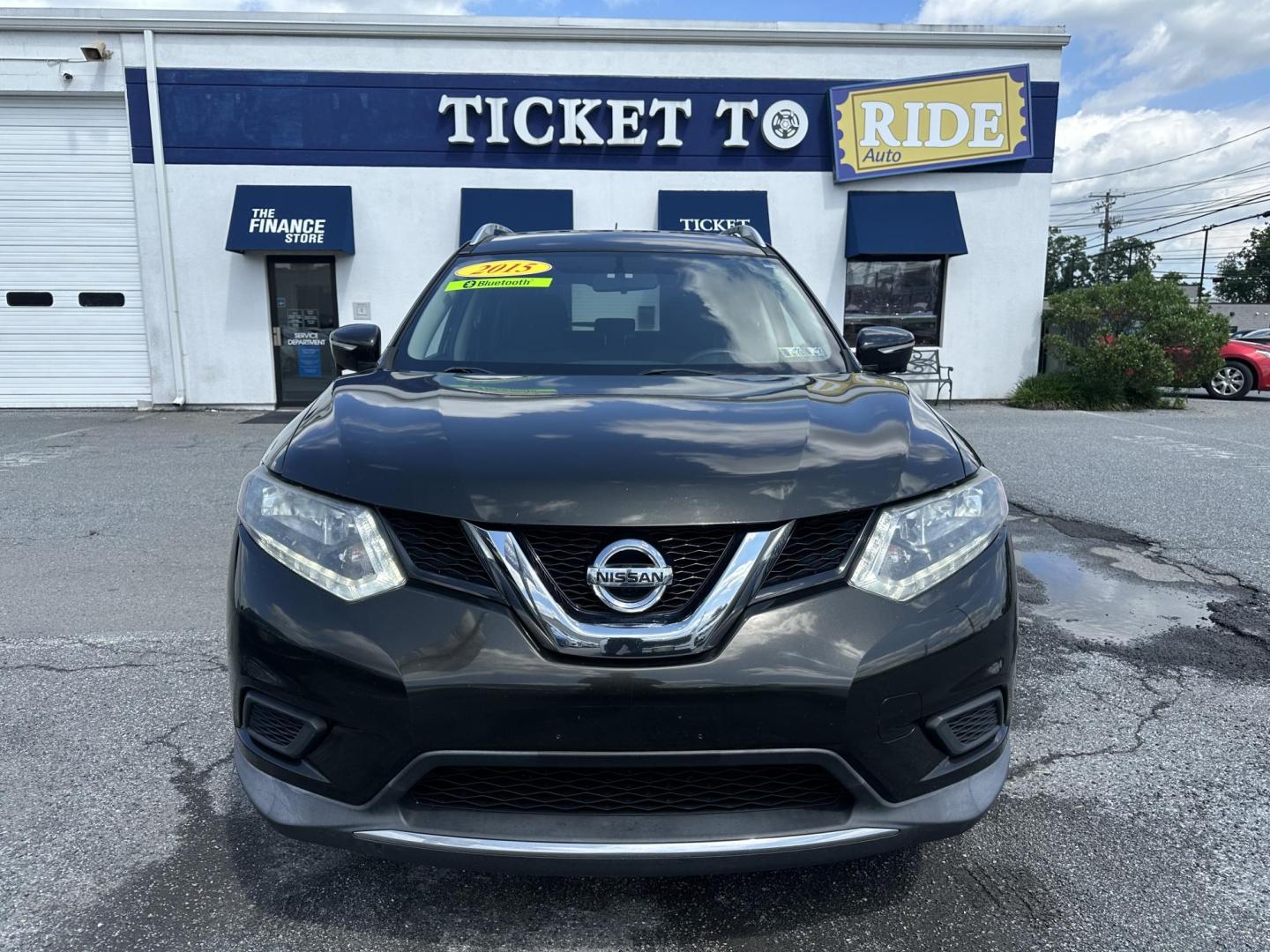 2015 DK GREEN Nissan Rogue S AWD (KNMAT2MV7FP) with an 2.5L L4 DOHC 16V engine, Continuously Variable Transmission transmission, located at 1254 Manheim Pike, Lancaster, PA, 17601, (717) 393-9133, 40.062870, -76.323273 - Photo#1