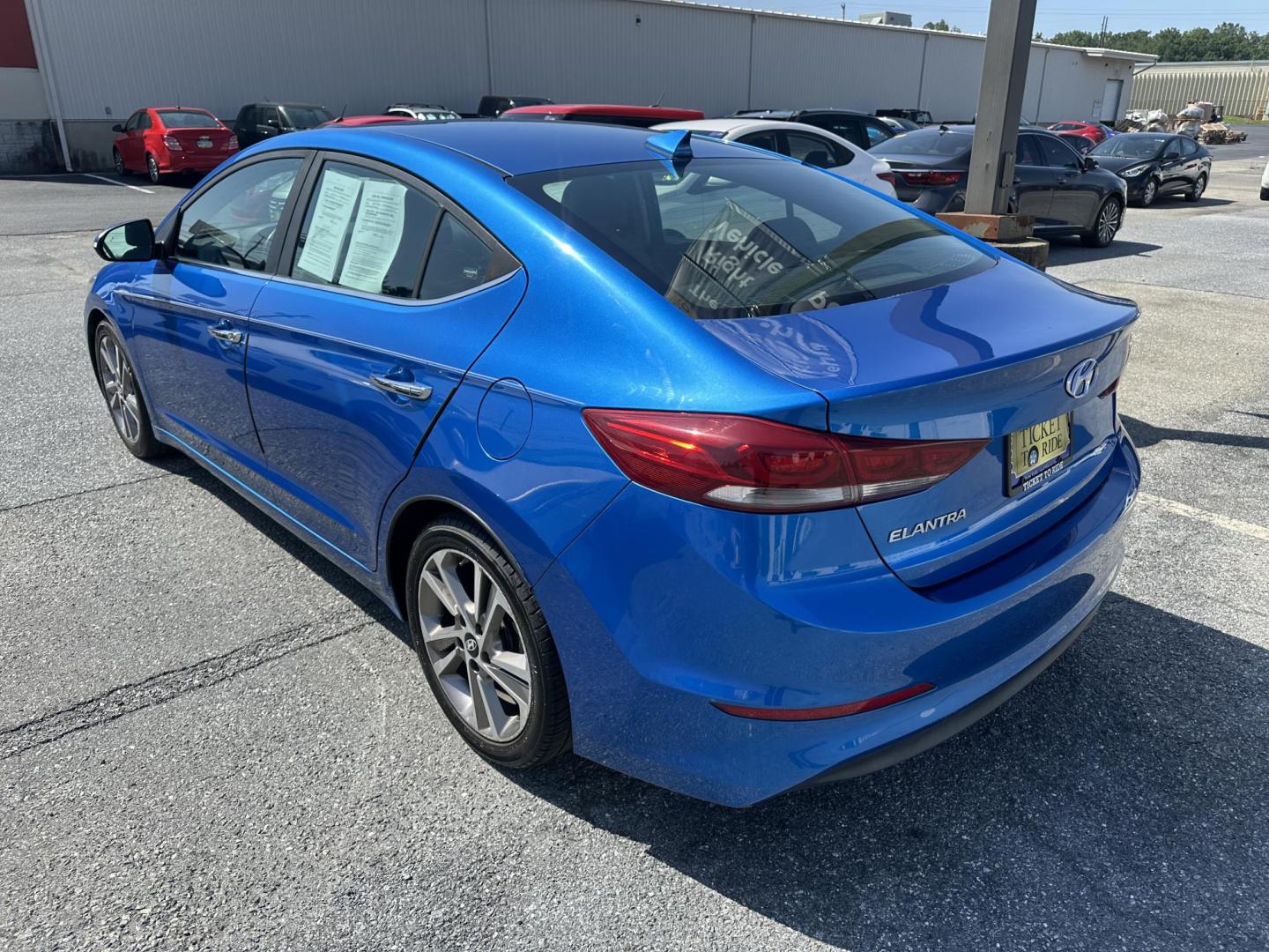 2017 BLUE Hyundai Elantra Limited (5NPD84LF7HH) with an 1.8L L4 DOHC 16V engine, 6A transmission, located at 1254 Manheim Pike, Lancaster, PA, 17601, (717) 393-9133, 40.062870, -76.323273 - Photo#8