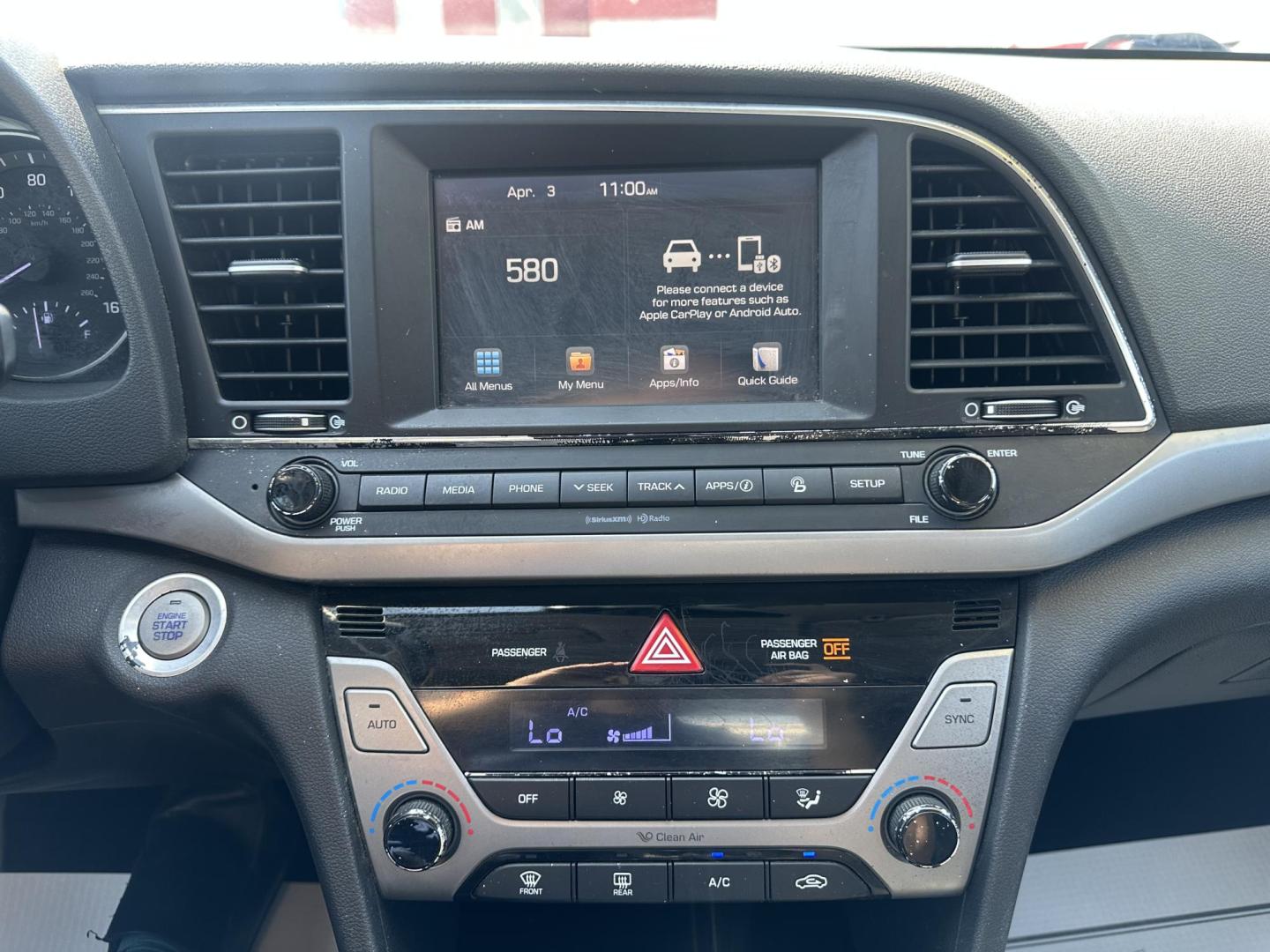 2017 BLUE Hyundai Elantra Limited (5NPD84LF7HH) with an 1.8L L4 DOHC 16V engine, 6A transmission, located at 1254 Manheim Pike, Lancaster, PA, 17601, (717) 393-9133, 40.062870, -76.323273 - Photo#16