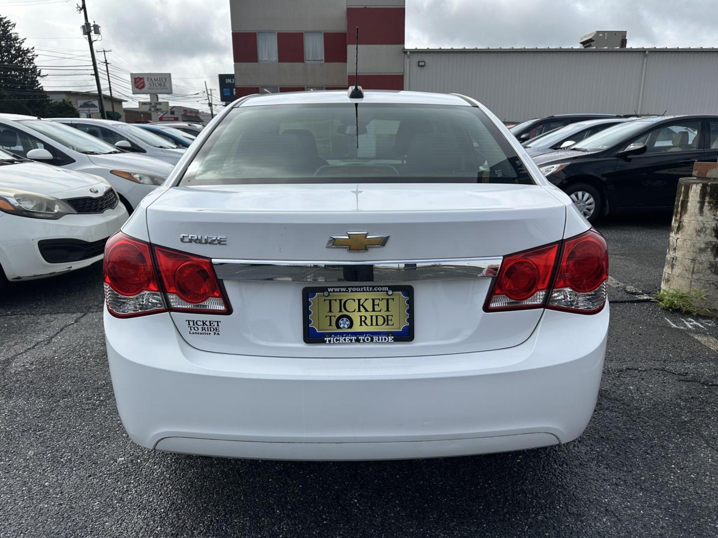 2015 WHITE Chevrolet Cruze LS Auto (1G1PA5SG6F7) with an 1.8L L4 DOHC 16V engine, 6-Speed Automatic transmission, located at 1254 Manheim Pike, Lancaster, PA, 17601, (717) 393-9133, 40.062870, -76.323273 - Photo#5