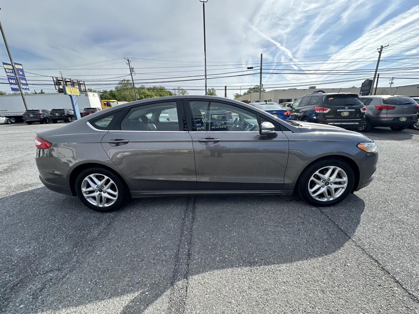 2013 GRAY Ford Fusion SE (3FA6P0H75DR) with an 2.5L L4 DOHC 16V engine, located at 1254 Manheim Pike, Lancaster, PA, 17601, (717) 393-9133, 40.062870, -76.323273- Photo#3