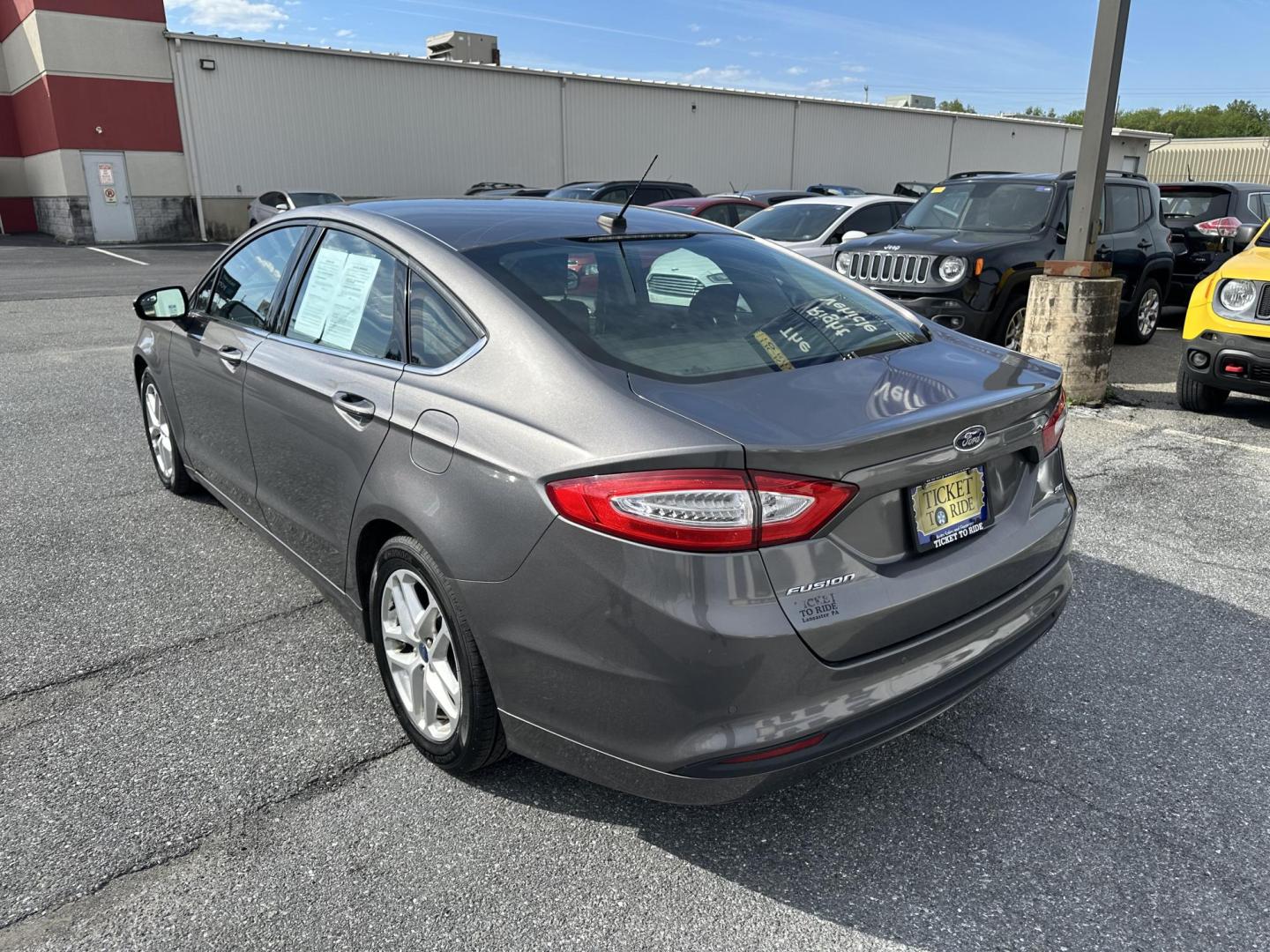2013 GRAY Ford Fusion SE (3FA6P0H75DR) with an 2.5L L4 DOHC 16V engine, located at 1254 Manheim Pike, Lancaster, PA, 17601, (717) 393-9133, 40.062870, -76.323273- Photo#4