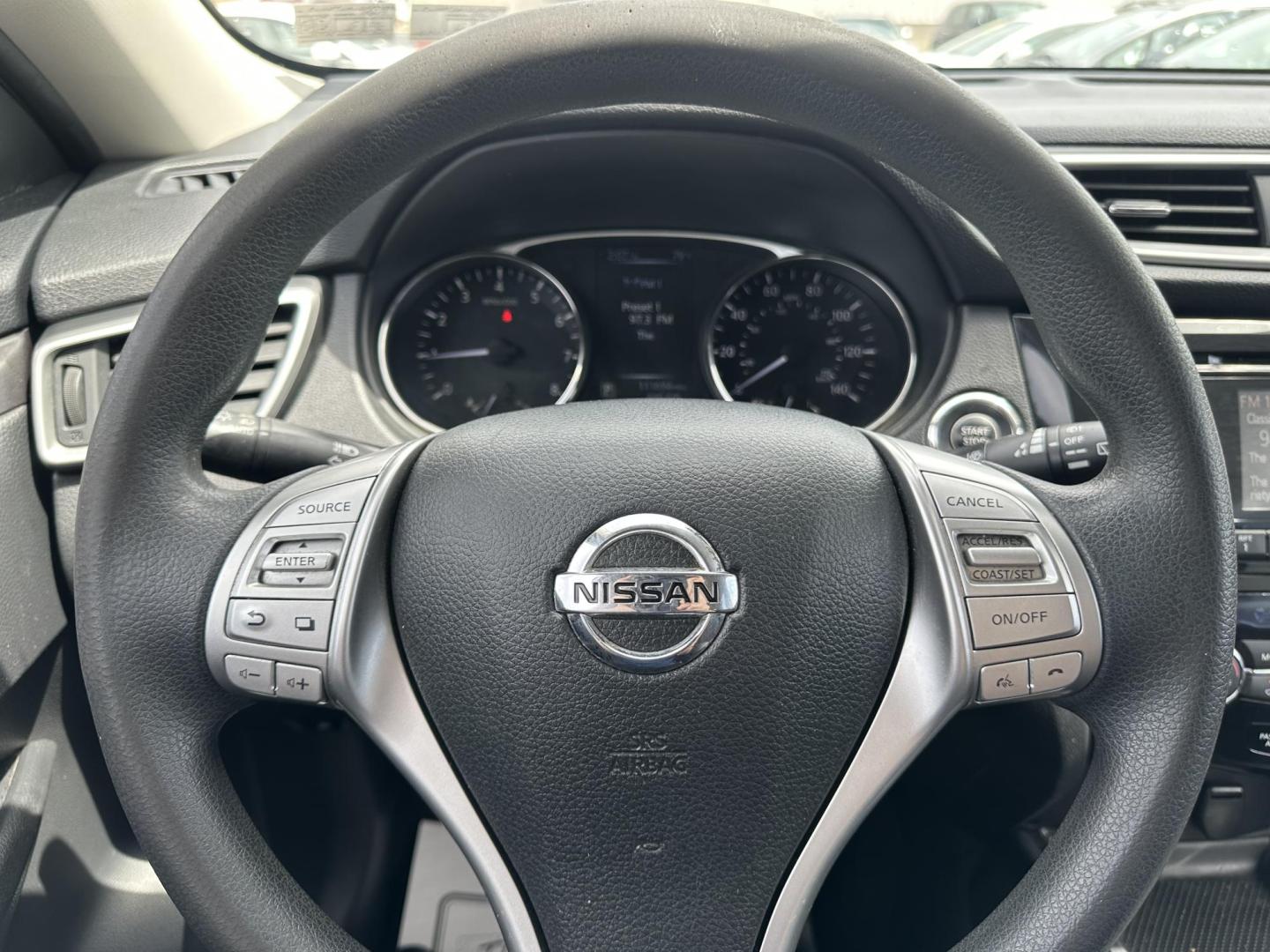 2015 SILVER Nissan Rogue S AWD (KNMAT2MV6FP) with an 2.5L L4 DOHC 16V engine, Continuously Variable Transmission transmission, located at 1254 Manheim Pike, Lancaster, PA, 17601, (717) 393-9133, 40.062870, -76.323273 - Photo#12