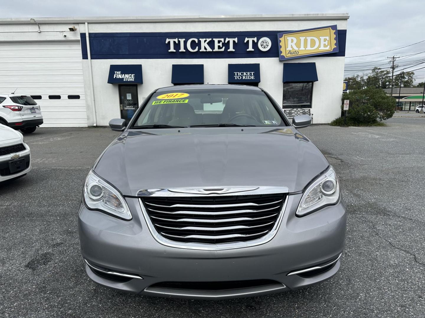 2013 GRAY Chrysler 200 LX (1C3CCBAB9DN) with an 2.4L L4 DOHC 16V engine, 6-Speed Automatic transmission, located at 1254 Manheim Pike, Lancaster, PA, 17601, (717) 393-9133, 40.062870, -76.323273 - Photo#1