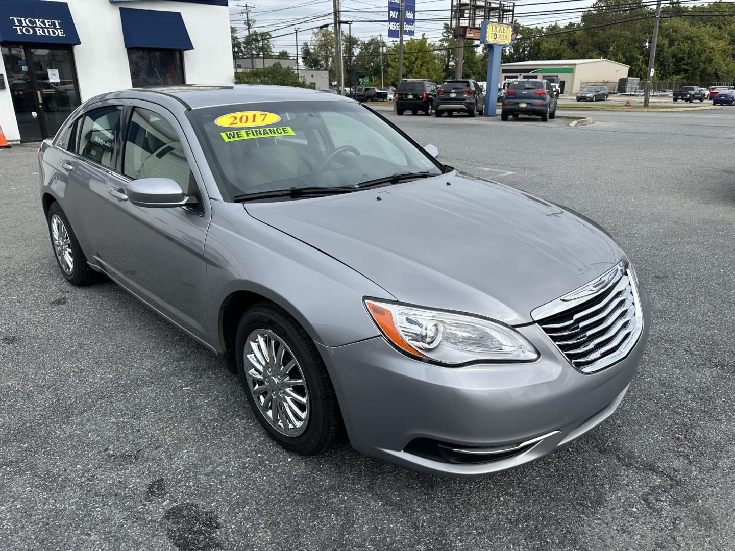 2013 GRAY Chrysler 200 LX (1C3CCBAB9DN) with an 2.4L L4 DOHC 16V engine, 6-Speed Automatic transmission, located at 1254 Manheim Pike, Lancaster, PA, 17601, (717) 393-9133, 40.062870, -76.323273 - Photo#2