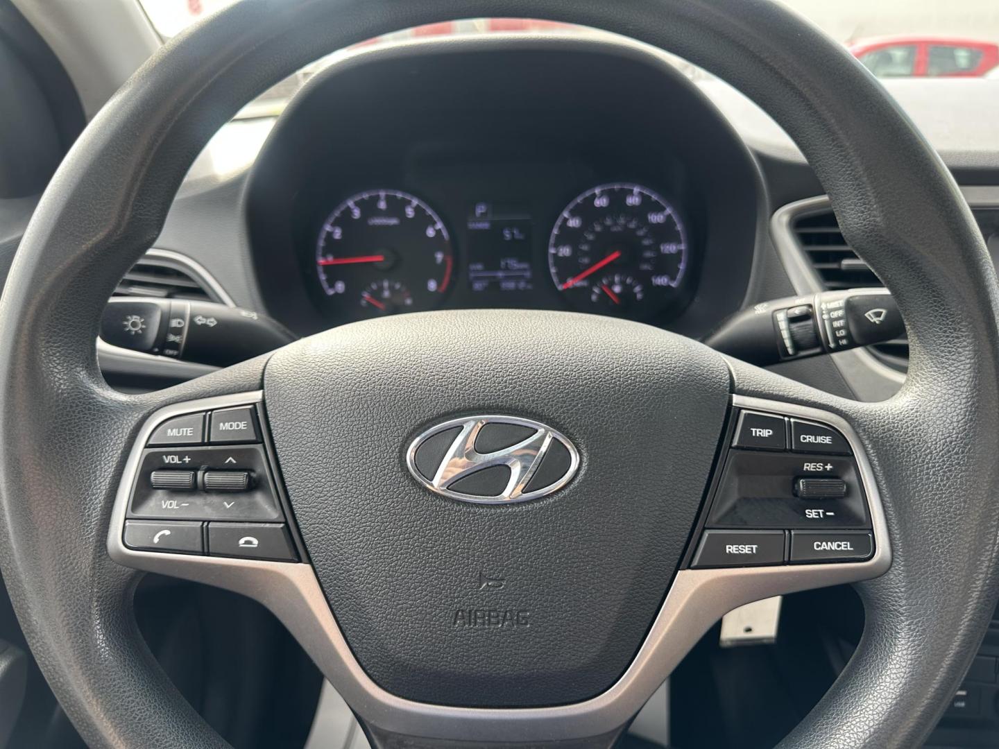2018 WHITE Hyundai Accent SEL 4-Door 6A (3KPC24A34JE) with an 1.6L L4 DOHC 16V engine, 6A transmission, located at 1254 Manheim Pike, Lancaster, PA, 17601, (717) 393-9133, 40.062870, -76.323273 - Photo#13
