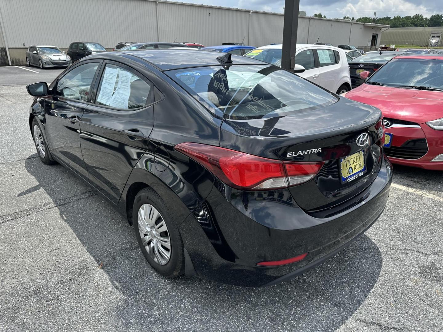 2016 BLACK Hyundai Elantra Limited (KMHDH4AE8GU) with an 1.8L L4 DOHC 16V engine, 6-Speed Automatic transmission, located at 1254 Manheim Pike, Lancaster, PA, 17601, (717) 393-9133, 40.062870, -76.323273 - Photo#7