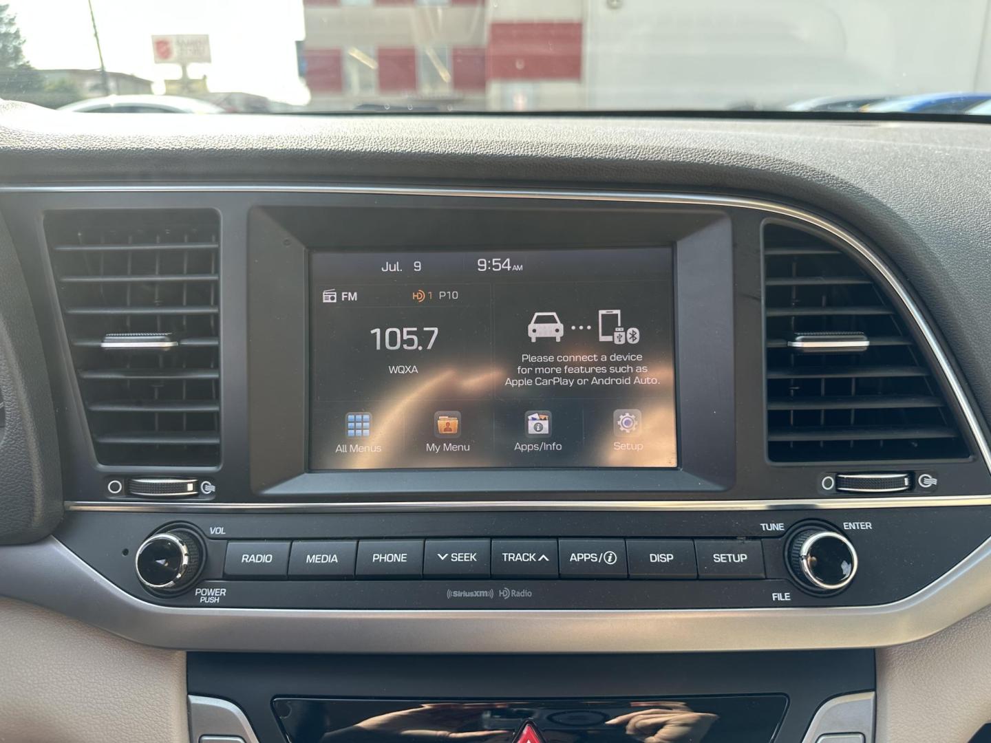 2018 WHITE Hyundai Elantra Limited (5NPD84LF0JH) with an 1.8L L4 DOHC 16V engine, 6A transmission, located at 1254 Manheim Pike, Lancaster, PA, 17601, (717) 393-9133, 40.062870, -76.323273 - Photo#15
