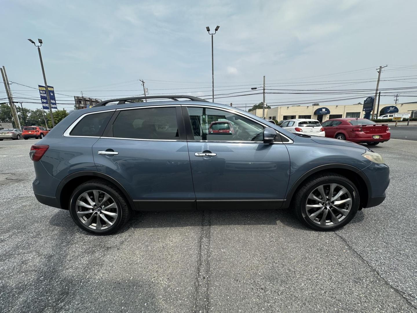 2015 BLUE Mazda CX-9 Grand Touring AWD (JM3TB3DV3F0) with an 3.7L V6 DOHC 24V engine, 6-Speed Automatic transmission, located at 1254 Manheim Pike, Lancaster, PA, 17601, (717) 393-9133, 40.062870, -76.323273 - Photo#3