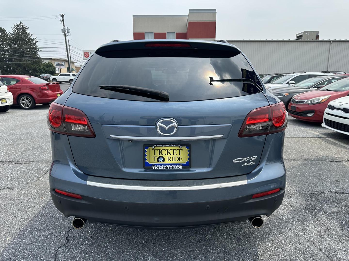 2015 BLUE Mazda CX-9 Grand Touring AWD (JM3TB3DV3F0) with an 3.7L V6 DOHC 24V engine, 6-Speed Automatic transmission, located at 1254 Manheim Pike, Lancaster, PA, 17601, (717) 393-9133, 40.062870, -76.323273 - Photo#7
