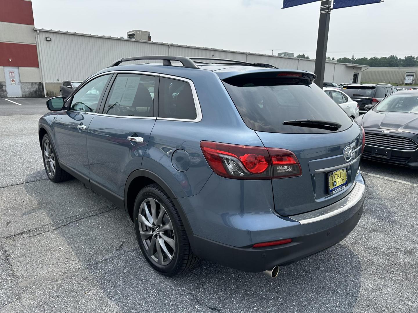 2015 BLUE Mazda CX-9 Grand Touring AWD (JM3TB3DV3F0) with an 3.7L V6 DOHC 24V engine, 6-Speed Automatic transmission, located at 1254 Manheim Pike, Lancaster, PA, 17601, (717) 393-9133, 40.062870, -76.323273 - Photo#6
