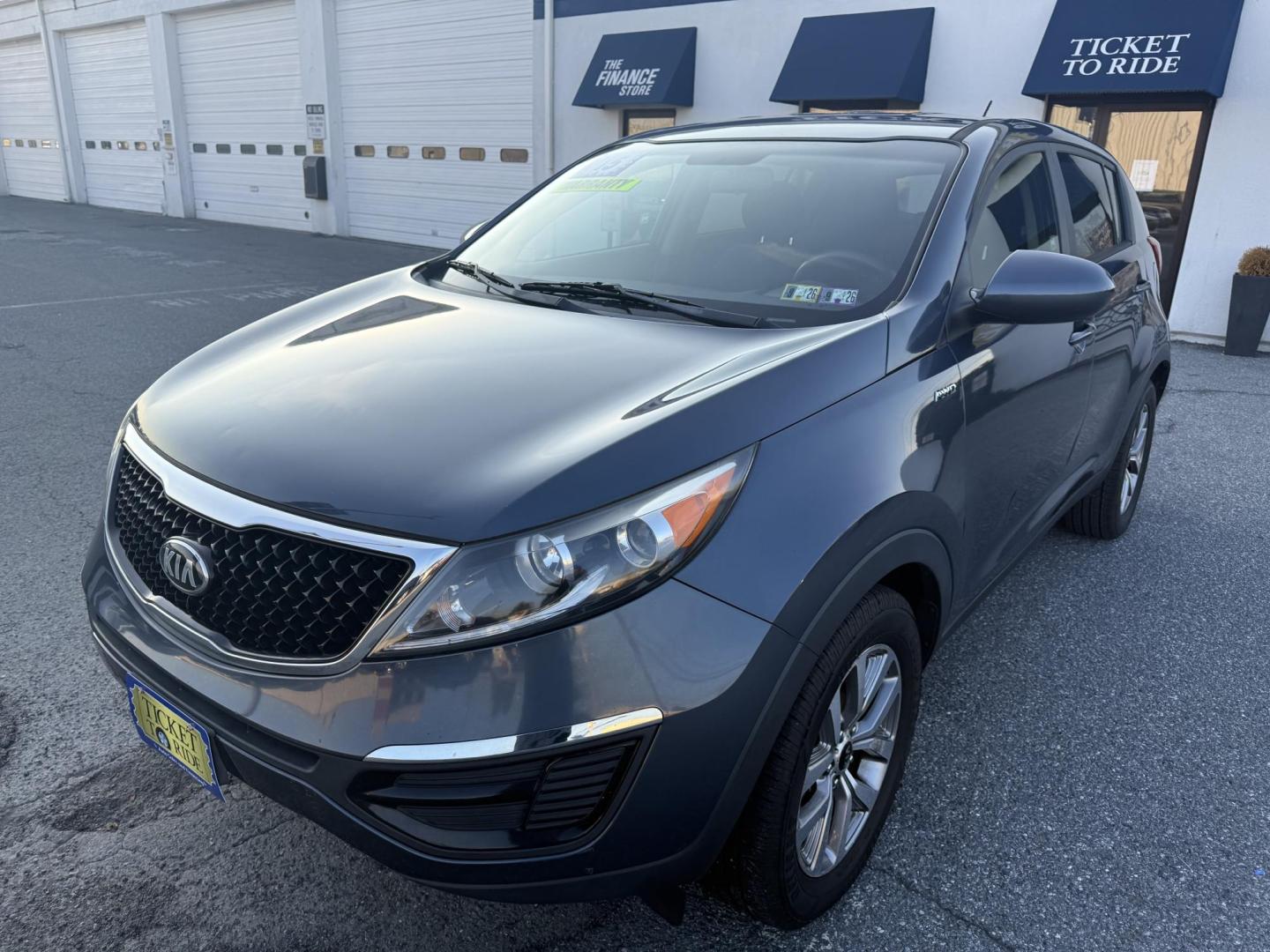 2015 BLUE Kia Sportage LX AWD (KNDPBCACXF7) with an 2.4L V6 DOHC 24V engine, 6-Speed Automatic transmission, located at 1254 Manheim Pike, Lancaster, PA, 17601, (717) 393-9133, 40.062870, -76.323273 - Photo#0