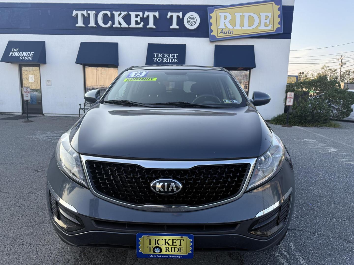 2015 BLUE Kia Sportage LX AWD (KNDPBCACXF7) with an 2.4L V6 DOHC 24V engine, 6-Speed Automatic transmission, located at 1254 Manheim Pike, Lancaster, PA, 17601, (717) 393-9133, 40.062870, -76.323273 - Photo#1