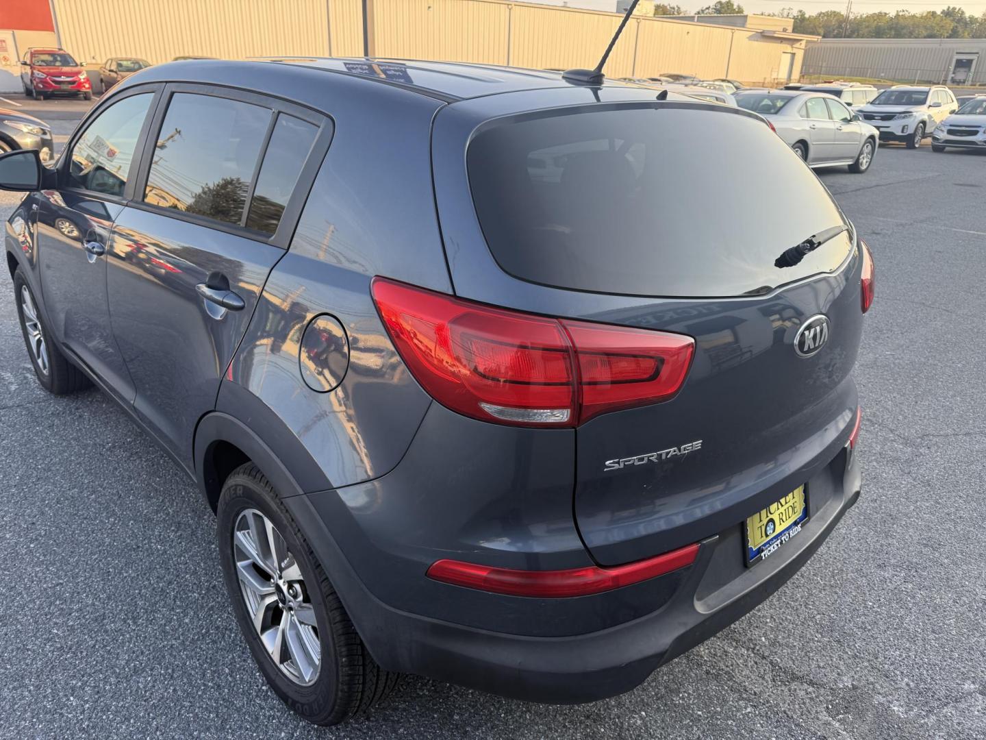 2015 BLUE Kia Sportage LX AWD (KNDPBCACXF7) with an 2.4L V6 DOHC 24V engine, 6-Speed Automatic transmission, located at 1254 Manheim Pike, Lancaster, PA, 17601, (717) 393-9133, 40.062870, -76.323273 - Photo#4